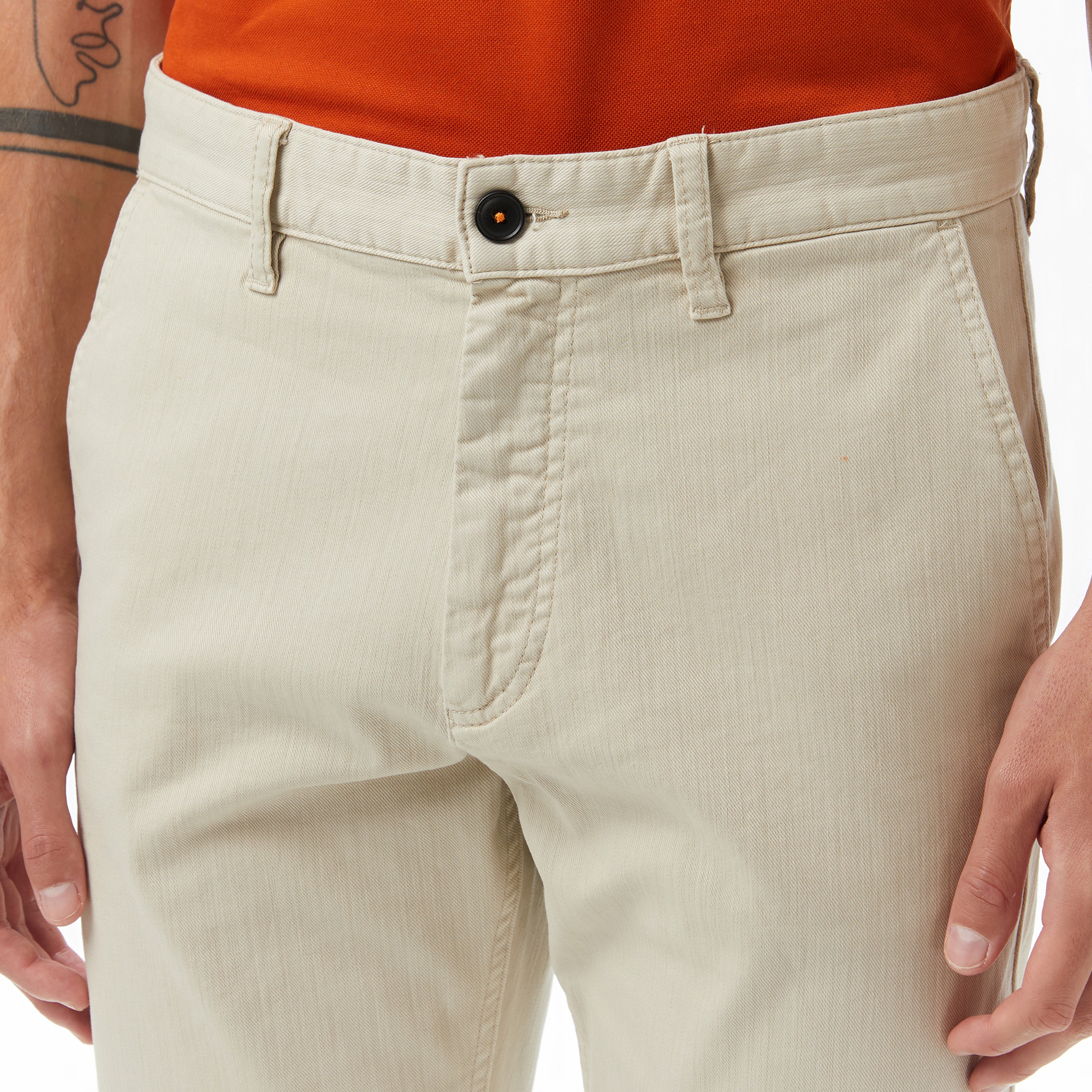Boss Chino Erkek Açık Bej Pantolon