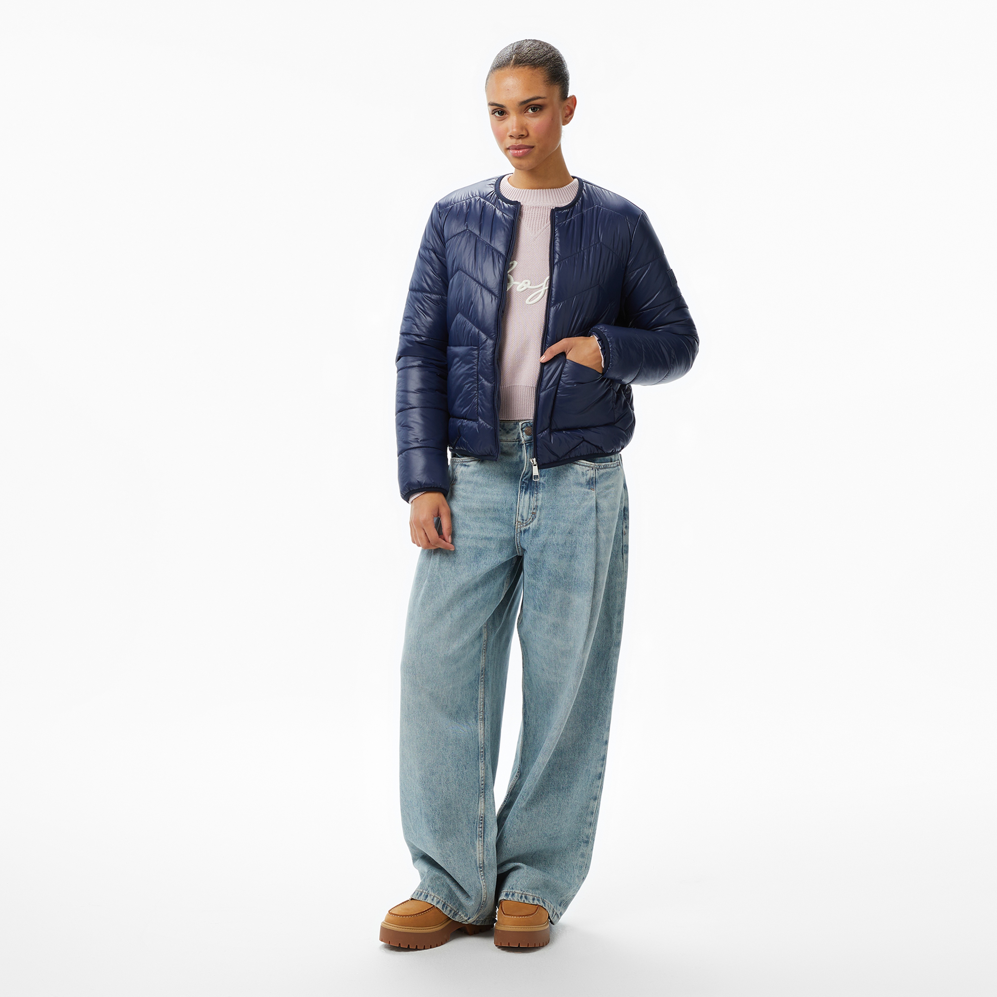 Boss Palatti Kadın Lacivert Mont