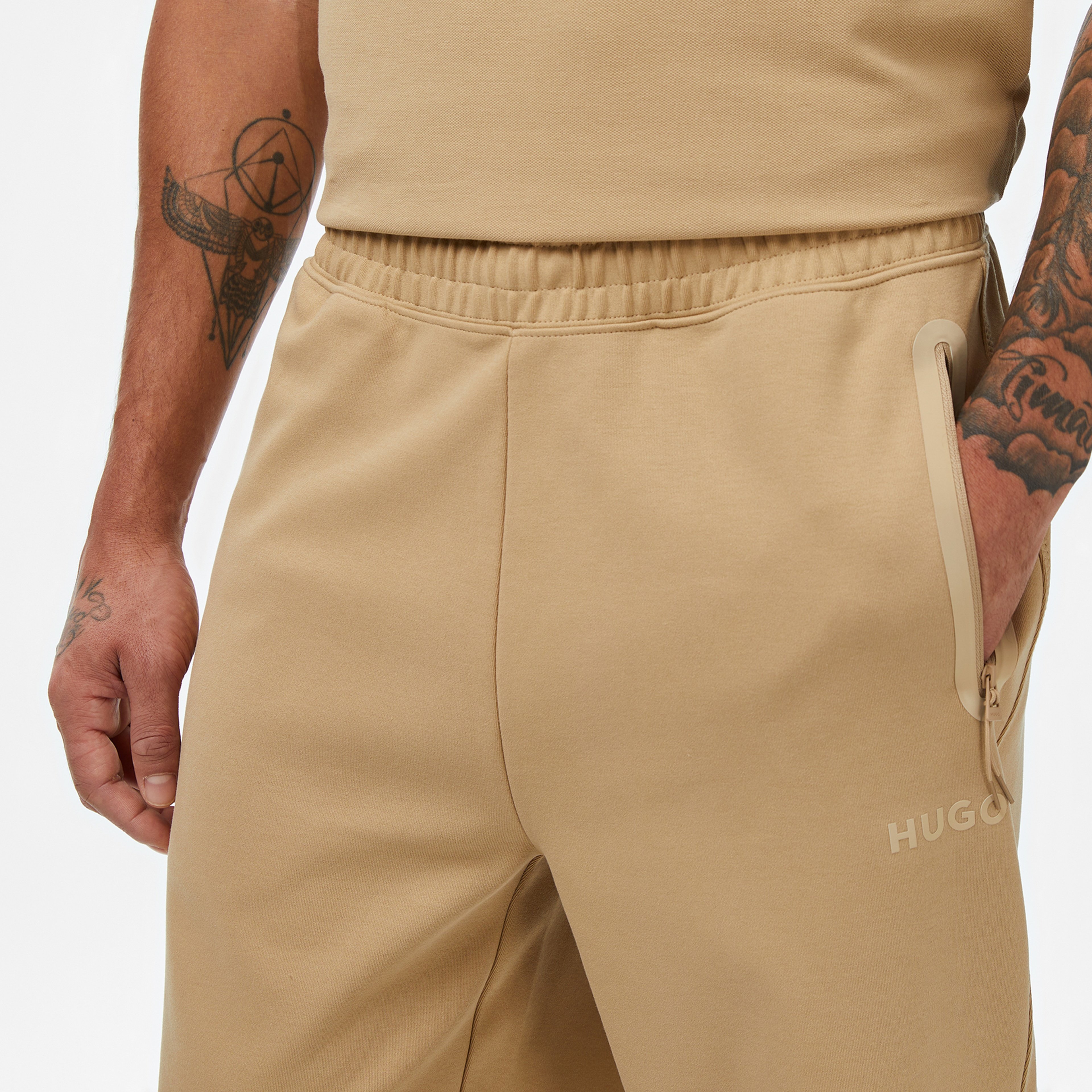 Hugo Dubrosi Erkek Bej Eşofman Altı