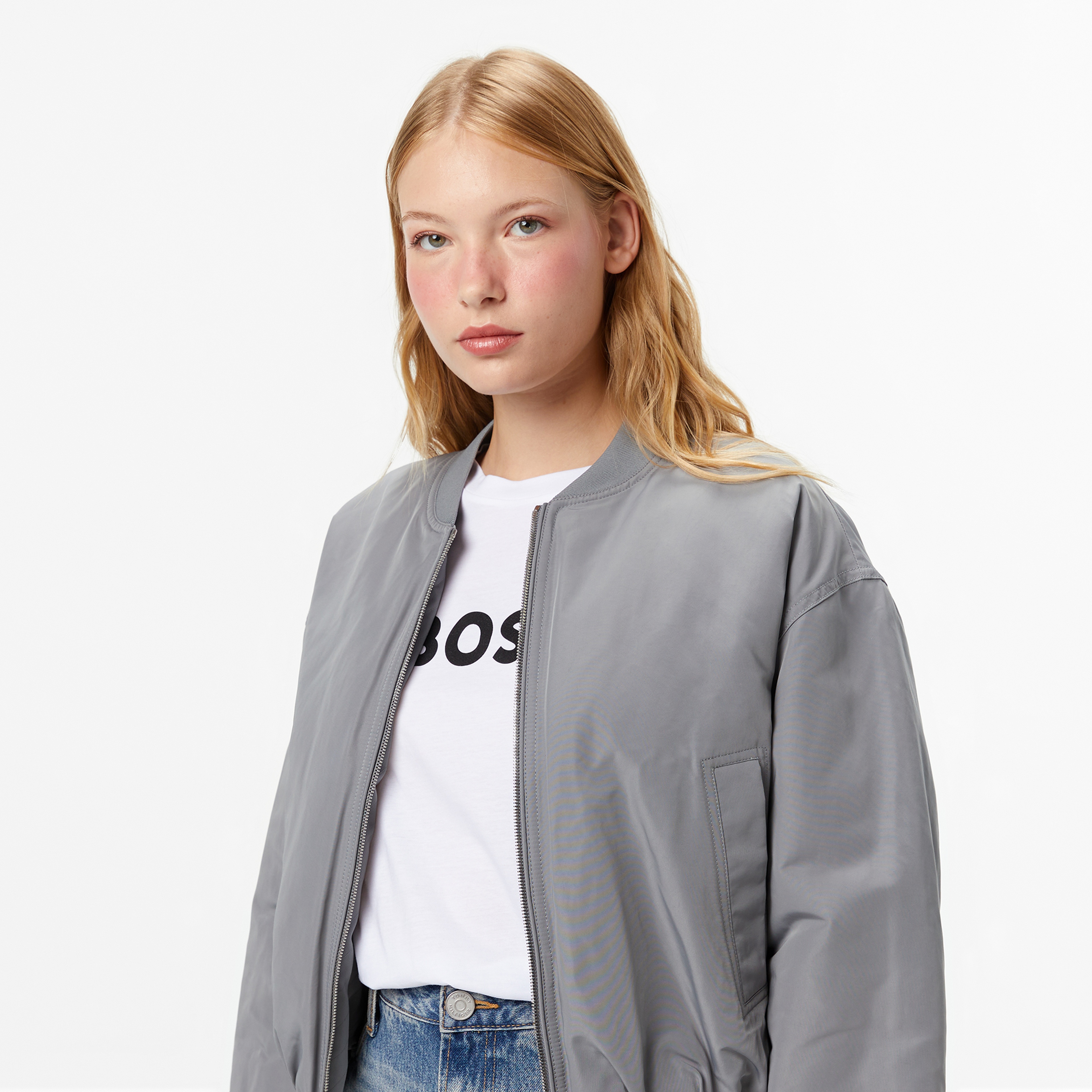 Boss Paddana Kadın Turkuaz Ceket