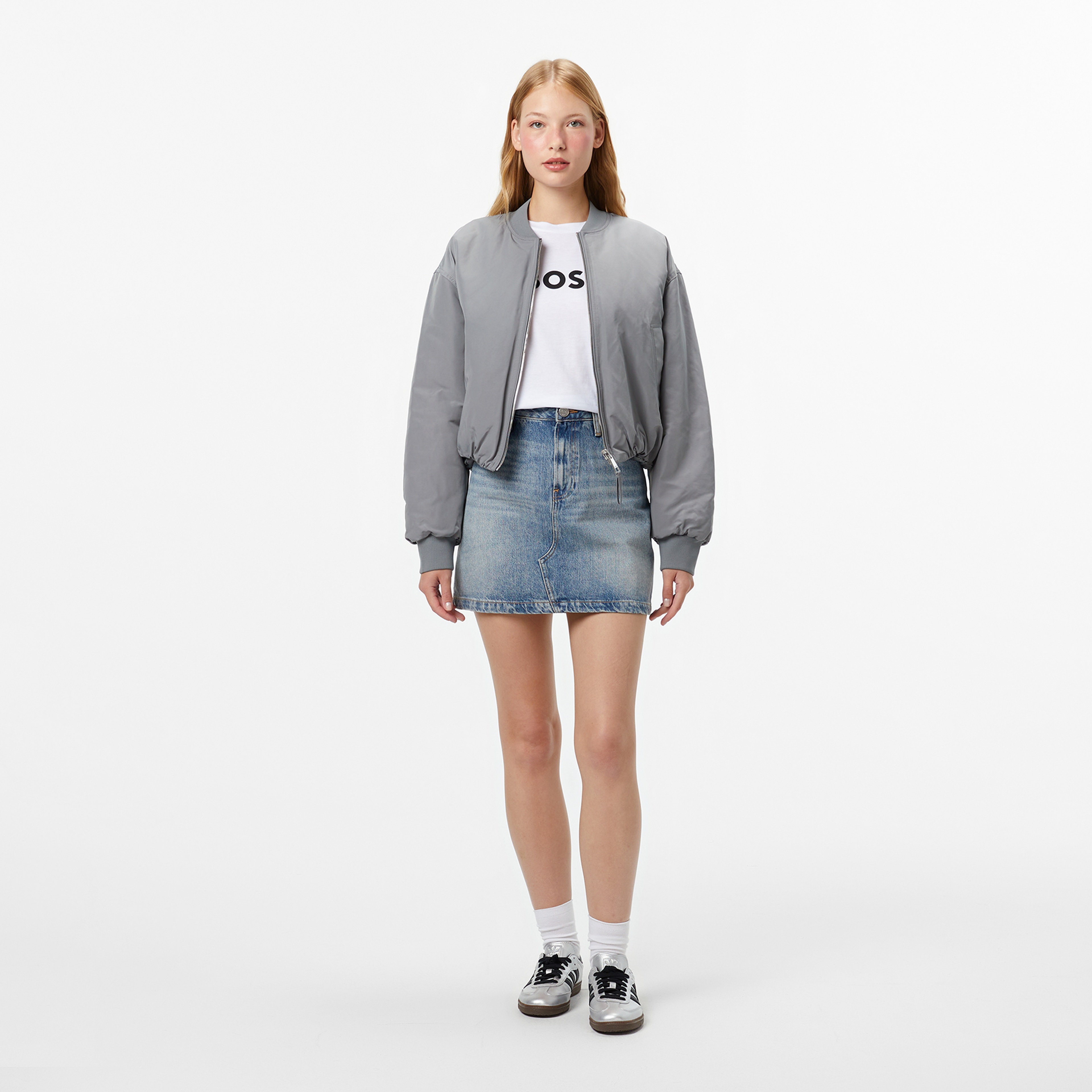 Boss Paddana Kadın Turkuaz Ceket