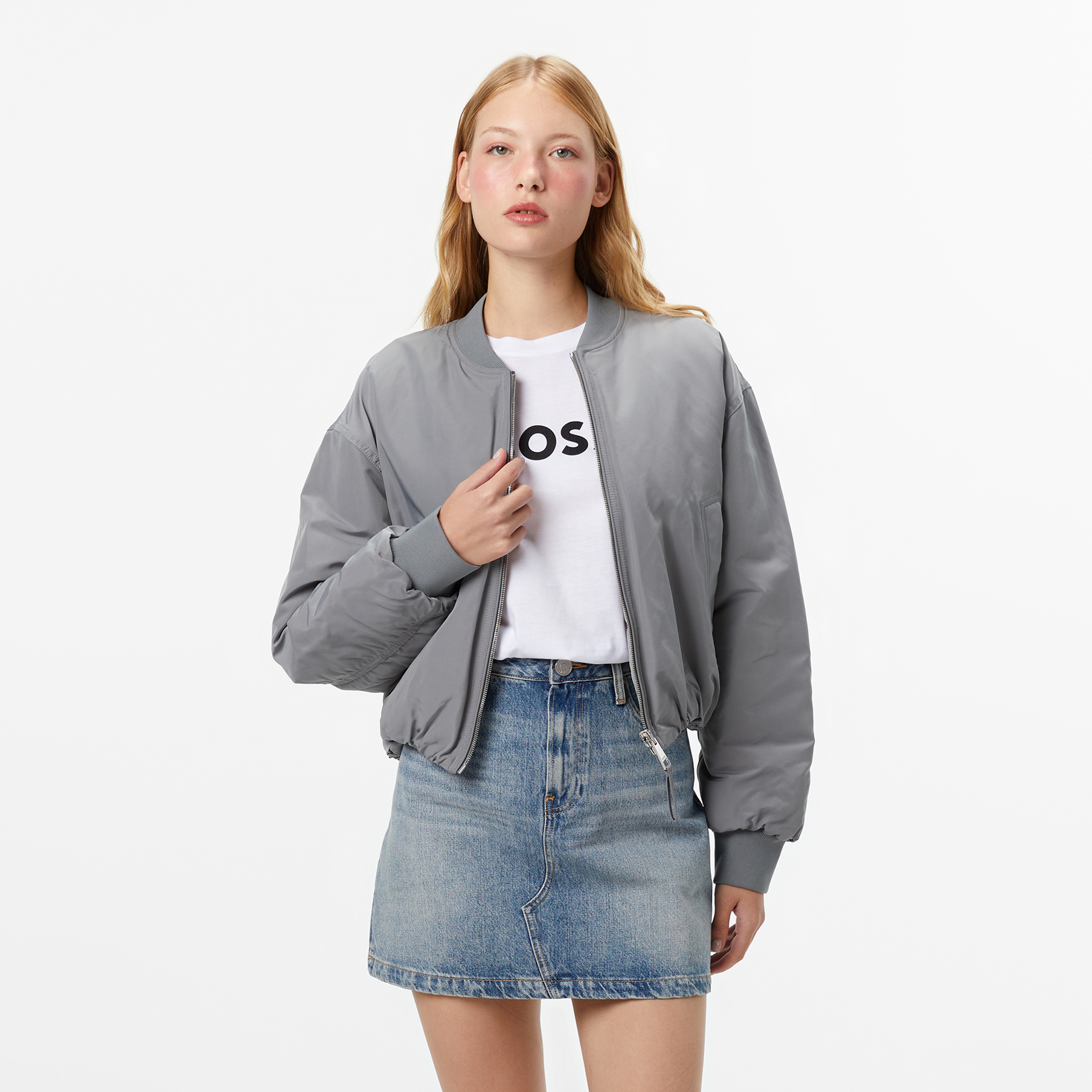 Boss Paddana Kadın Turkuaz Ceket