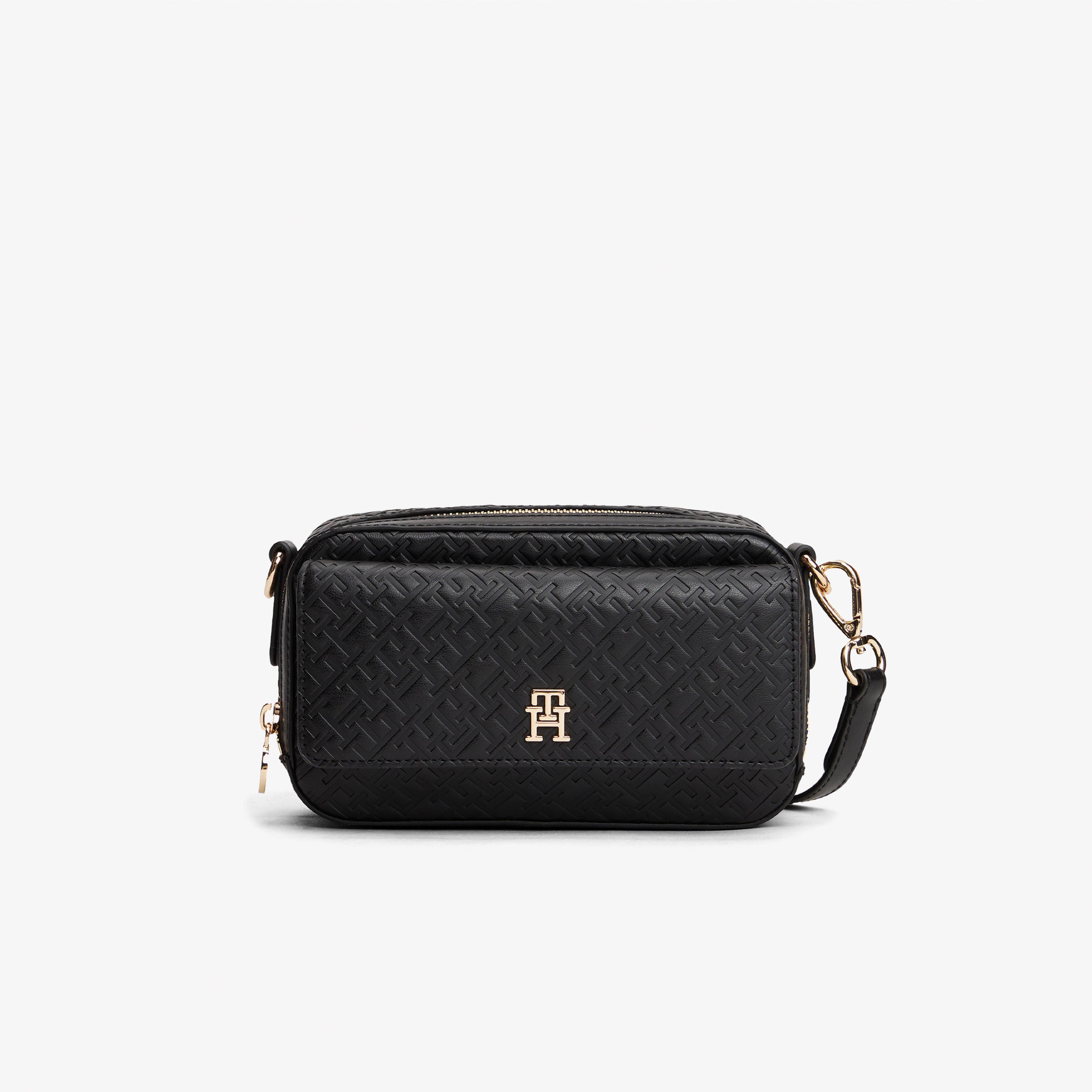 Tommy Hilfiger Icon Mono Kadın Siyah Çapraz Çanta