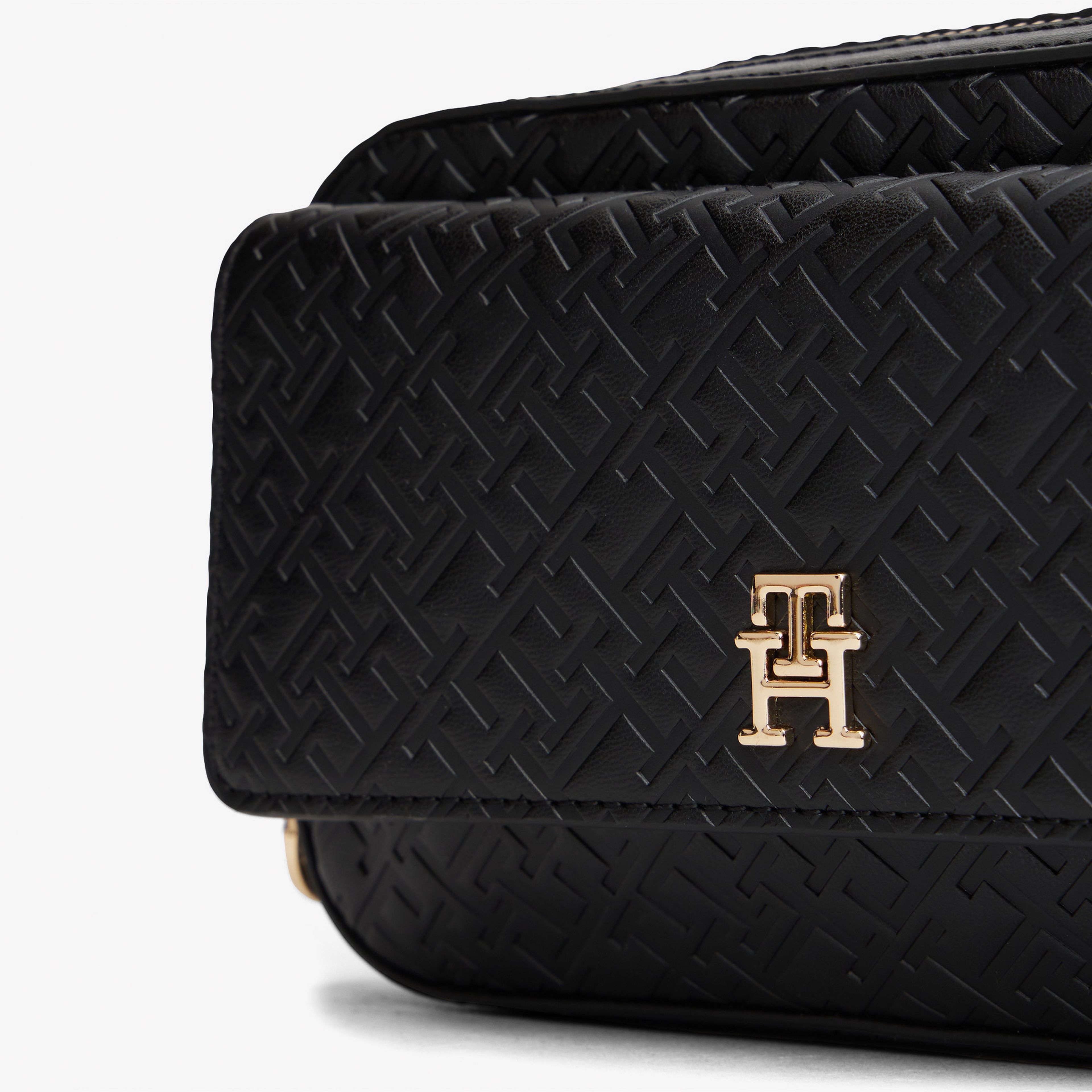 Tommy Hilfiger Icon Mono Kadın Siyah Çapraz Çanta