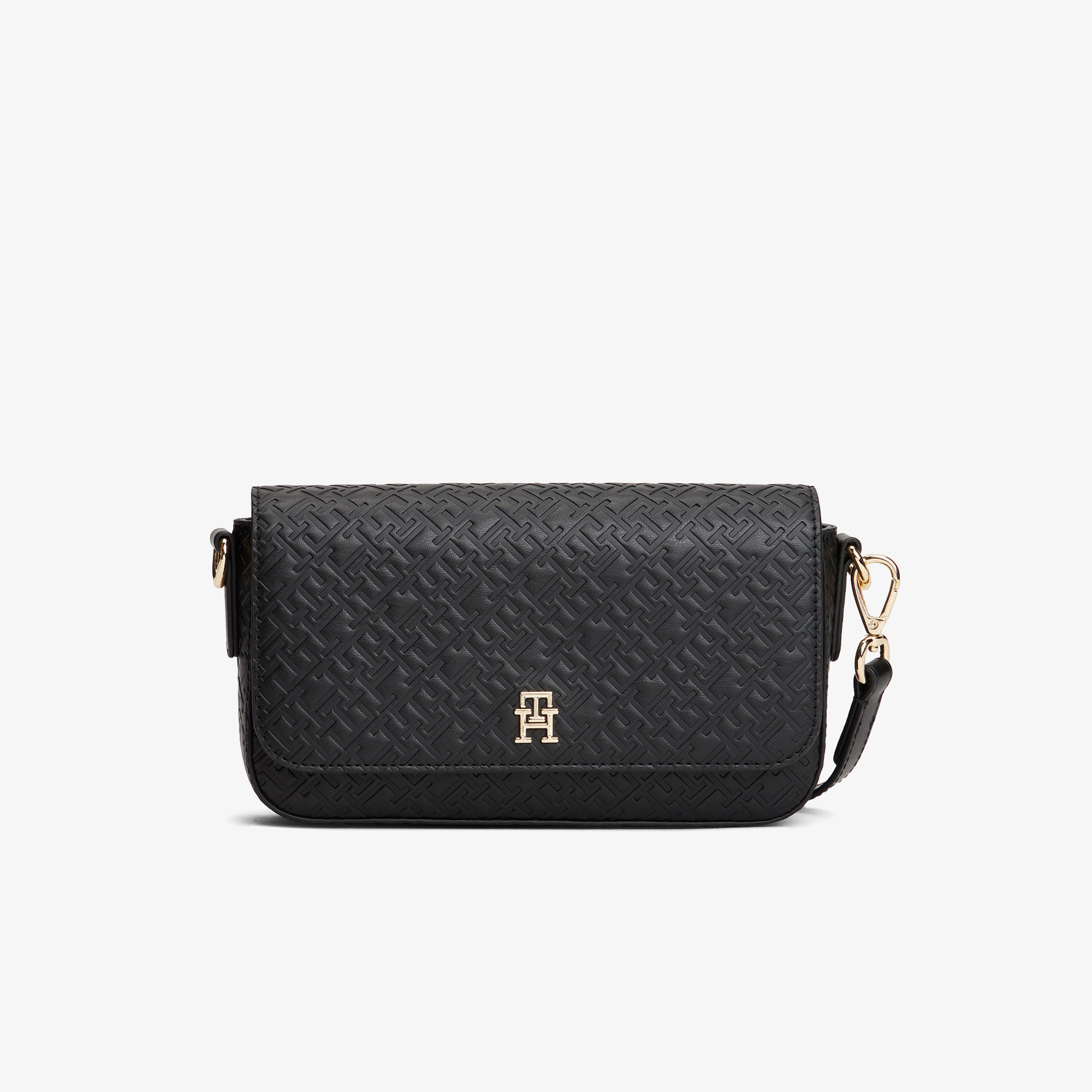 Tommy Hilfiger Icon Mono Kadın Siyah Çapraz Çanta