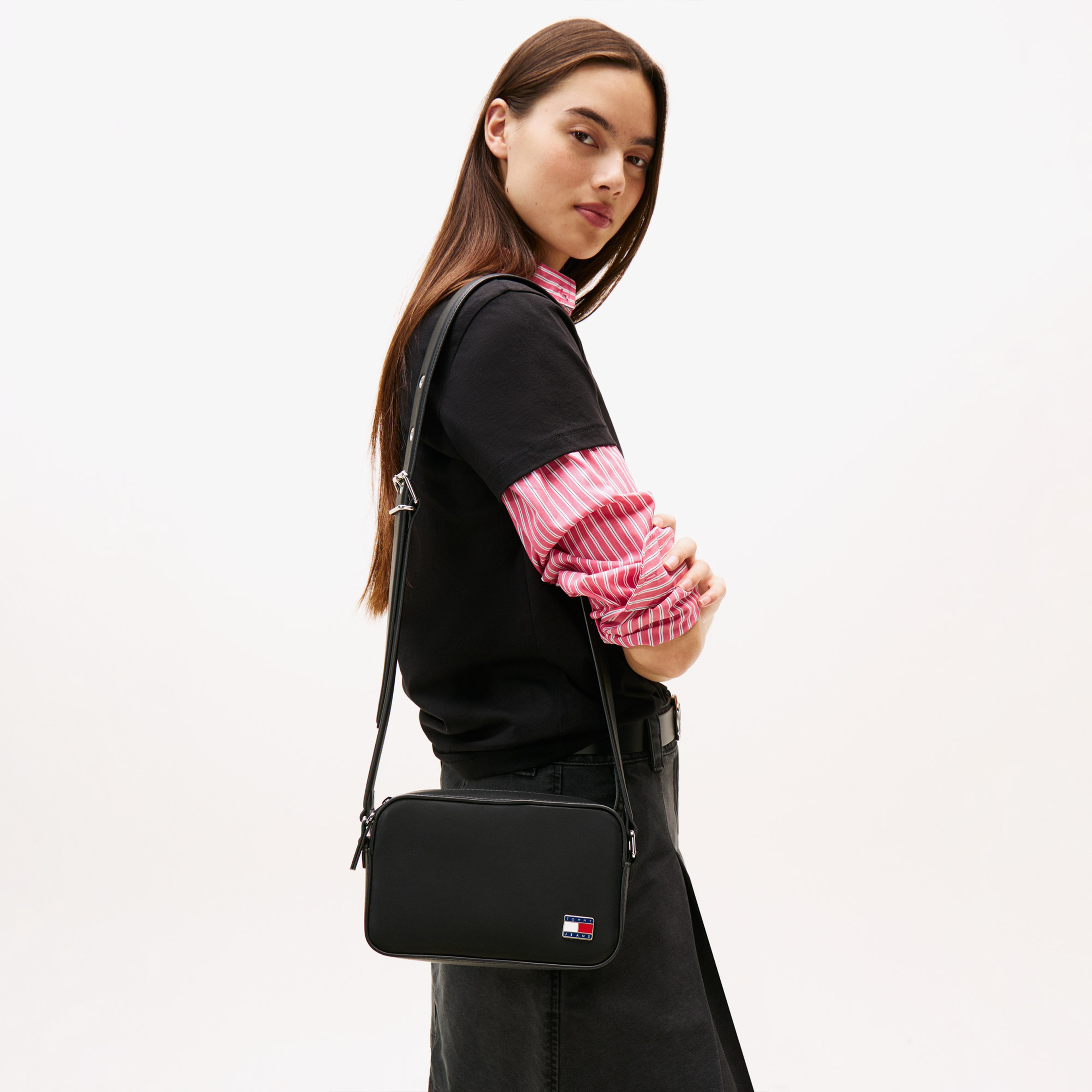 Tommy Jeans Cool Kadın Siyah Çapraz Çanta