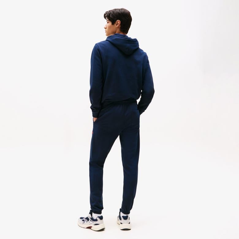 Tommy Jeans Slim Flag Erkek Mavi Eşofman Altı