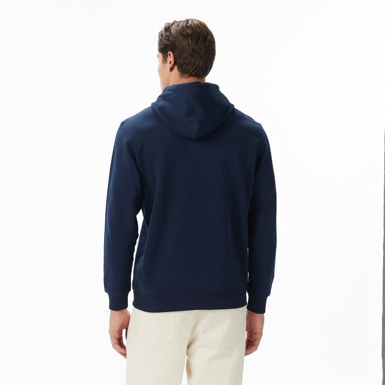 Tommy Hilfiger Dna Twist Flag Erkek Mavi Sweatshirt