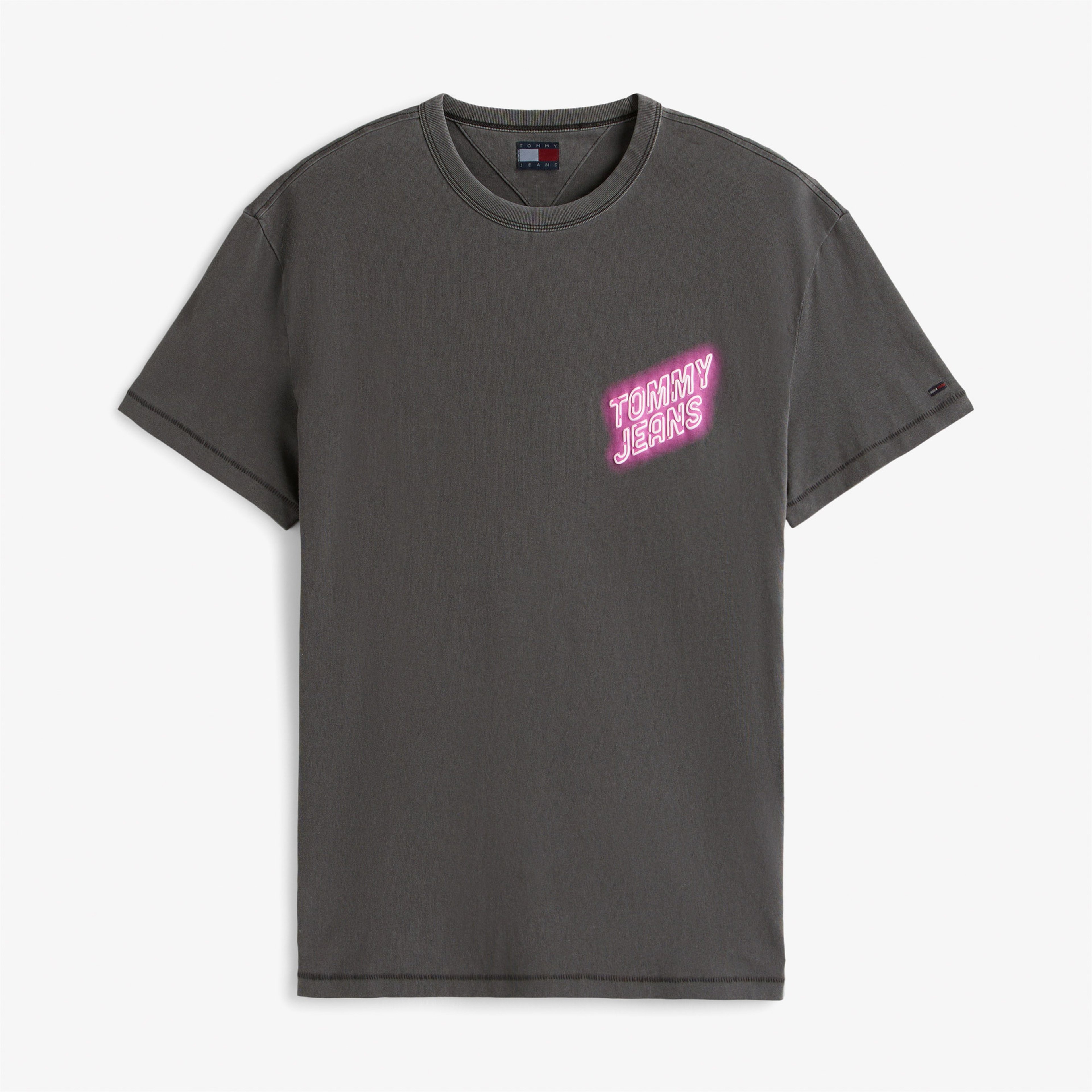 Tommy Jeans Regular Novelty Fair Erkek Siyah T-Shirt