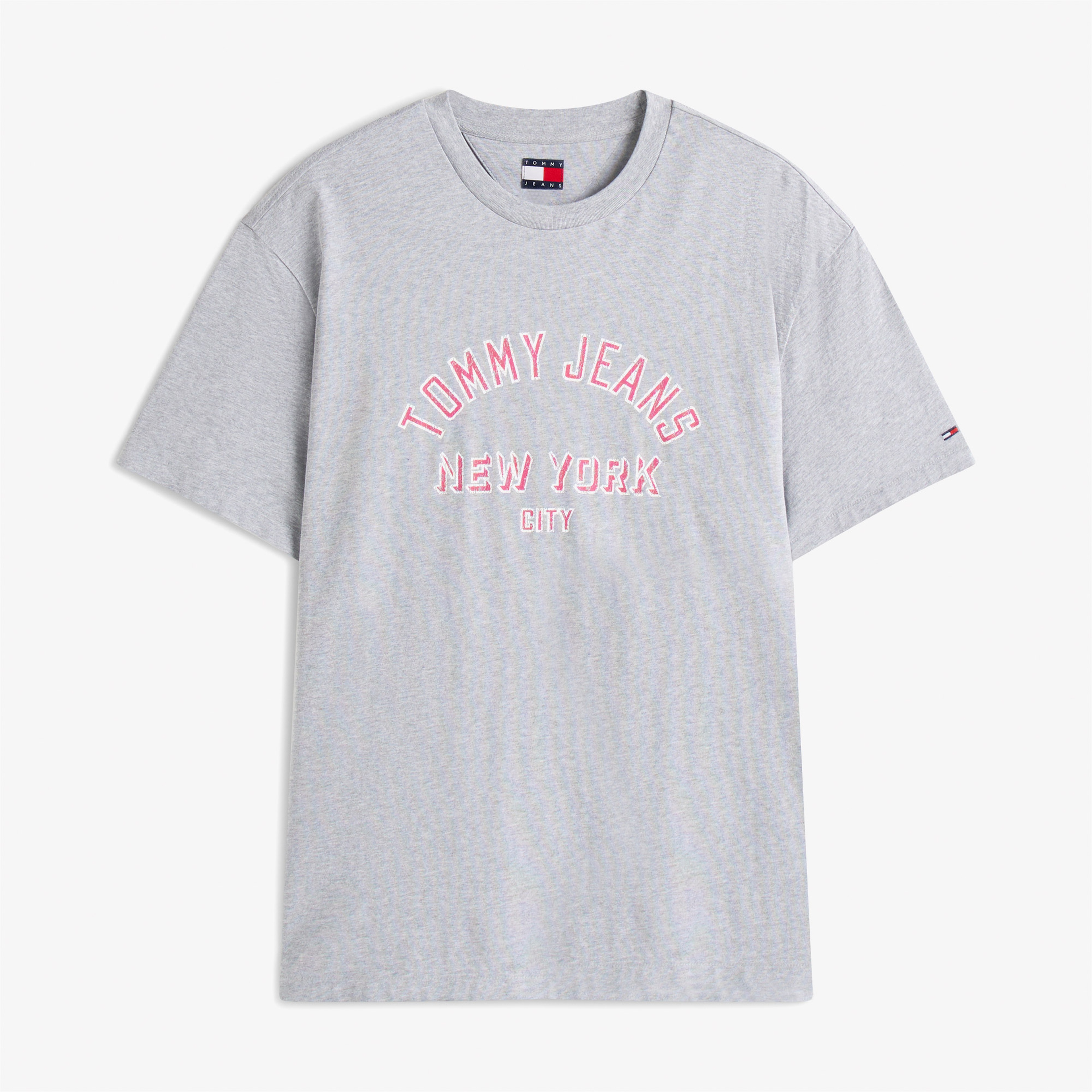 Tommy Jeans Relax Overdyed Erkek Gri T-Shirt