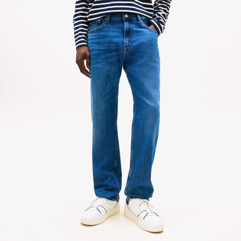 Tommy Jeans Ryan Slim Erkek Lacivert Jean