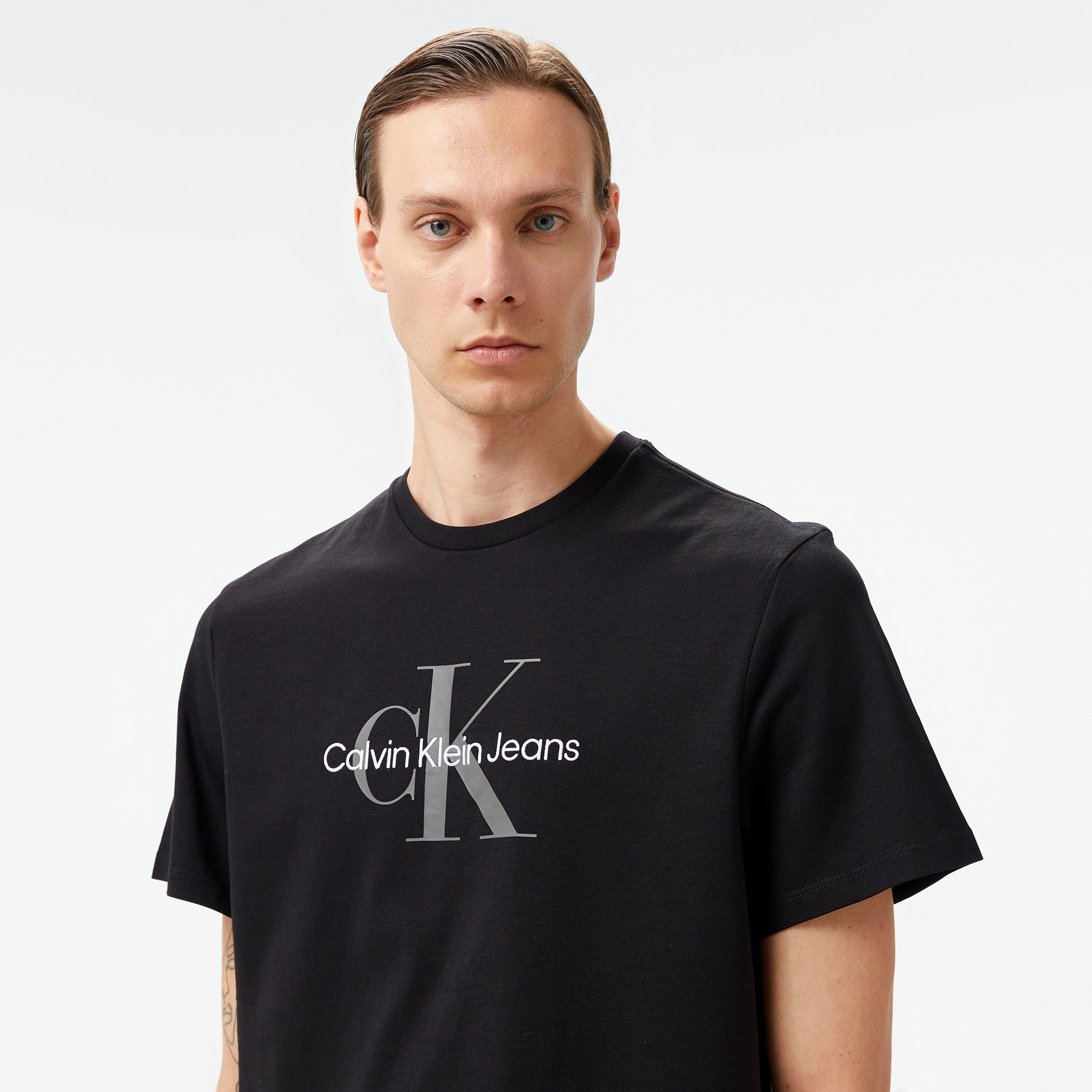 Calvin Klein Jeans Erkek Siyah T-Shirt