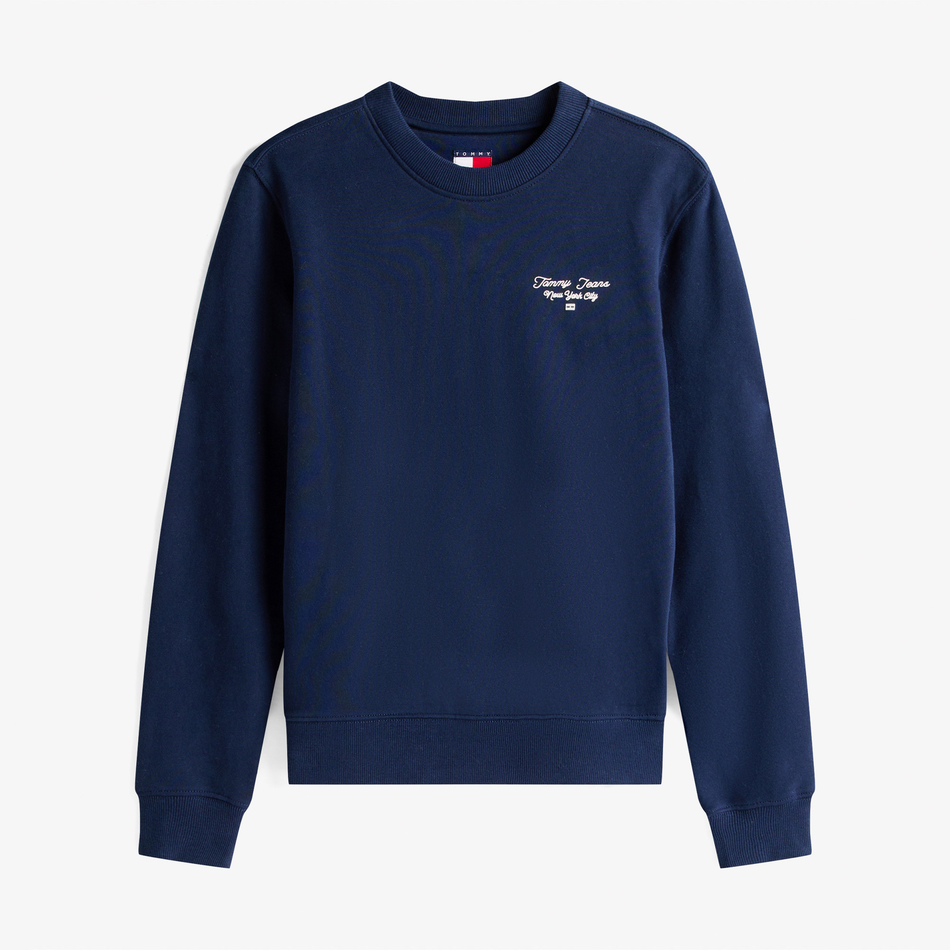 Tommy Jeans Regular Essentials Logo 1 Kadın Mavi Sweatshirt