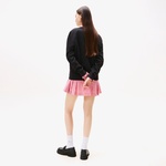 Tommy Jeans Regular Essentials Logo 1 Kadın Siyah Sweatshirt