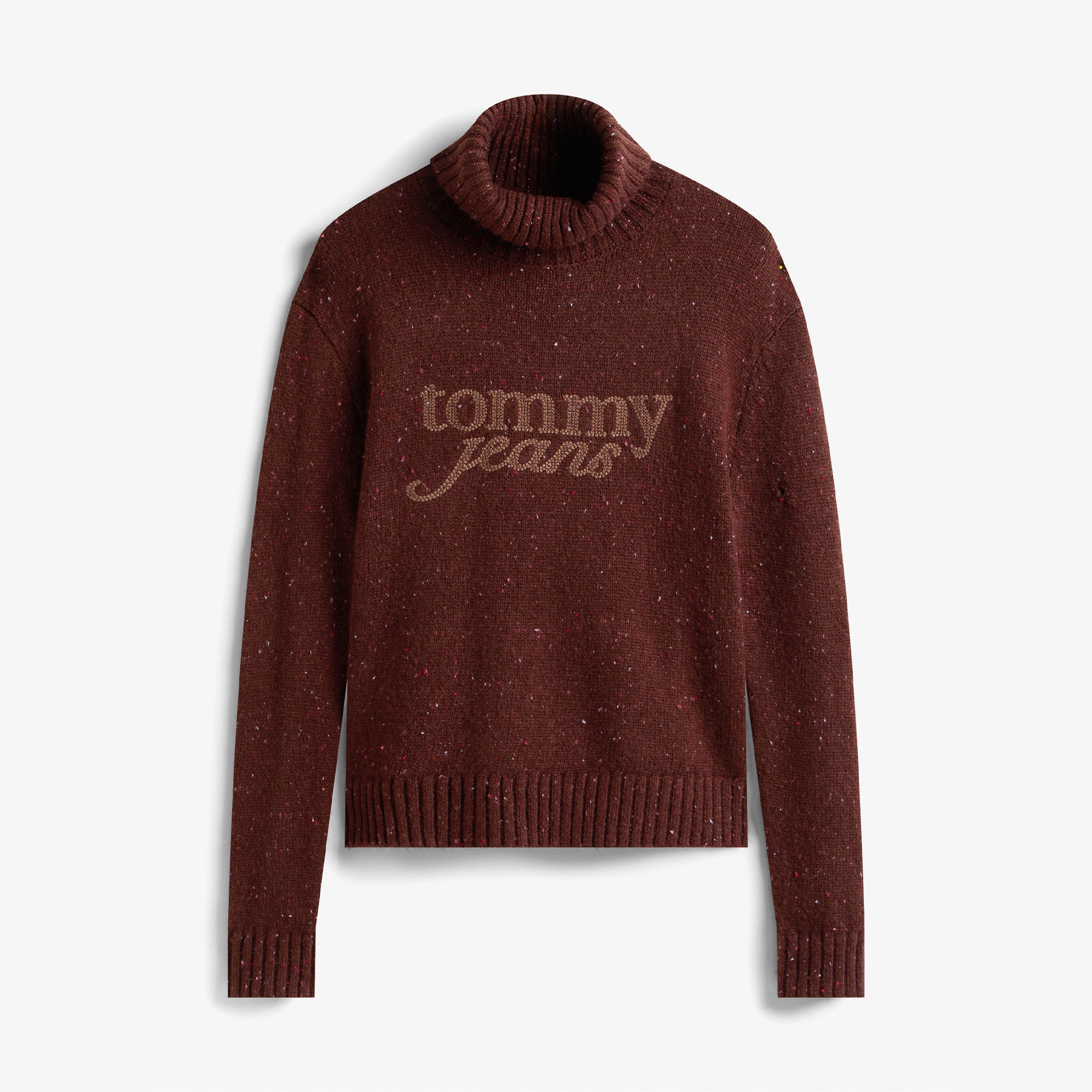 Tommy Jeans Kadın Kahverengi Kazak