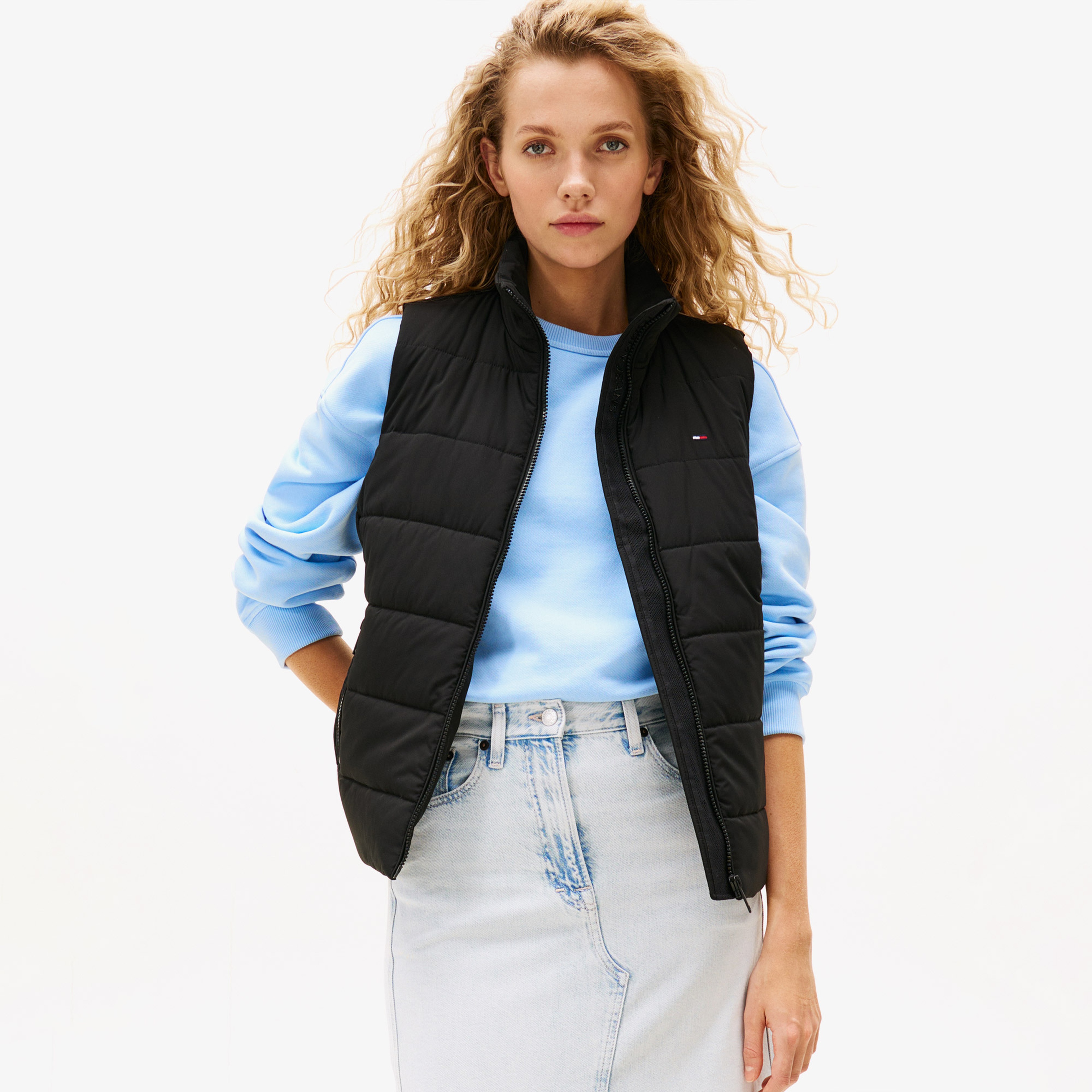 Tommy Jeans Padded Kadın Siyah Yelek