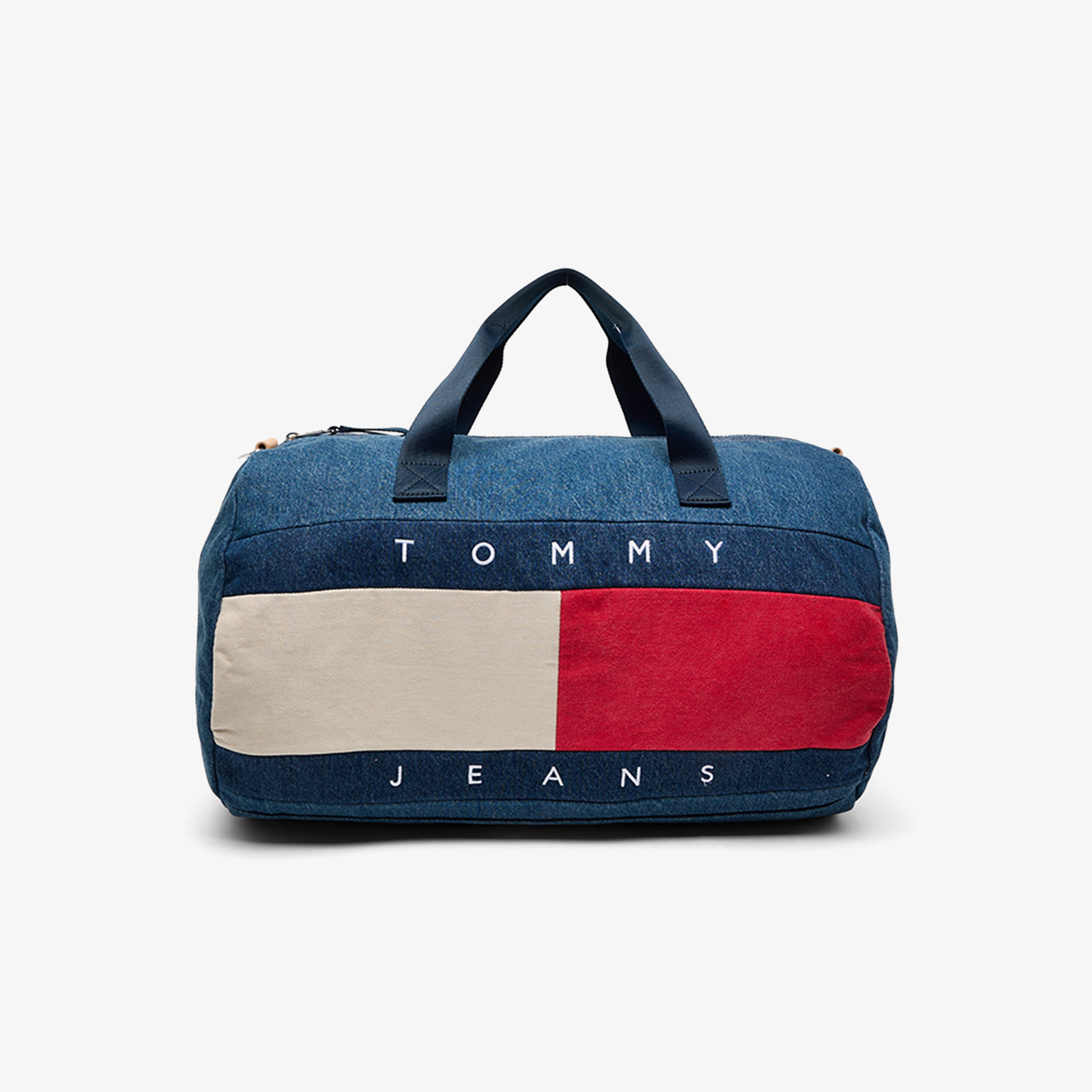 Tommy Jeans Archive Denim Duffle Erkek Mavi Postacı Çantası