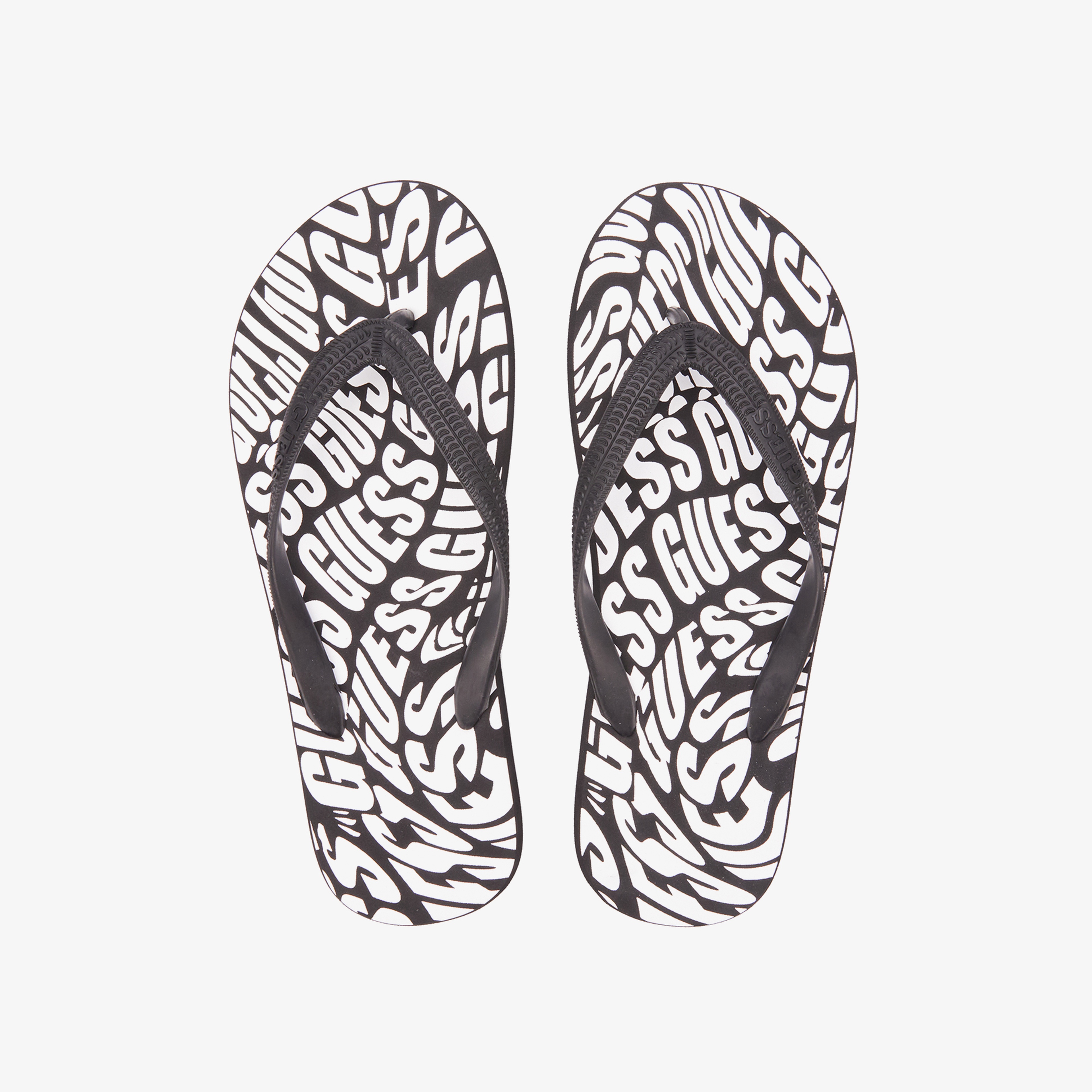 Guess Flip Flop Erkek Siyah Plaj Terliği