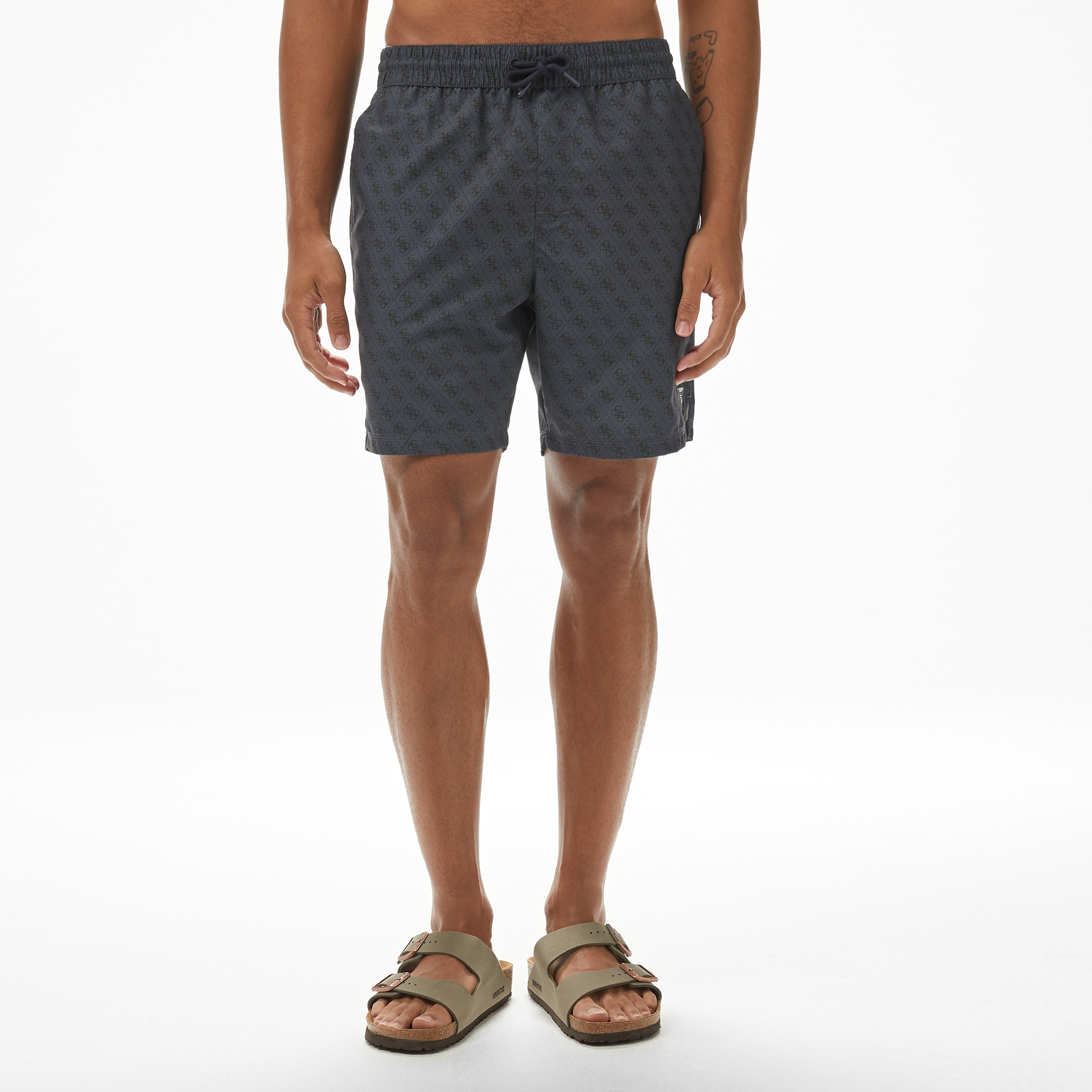 Guess Erkek Lacivert Deniz Şortu