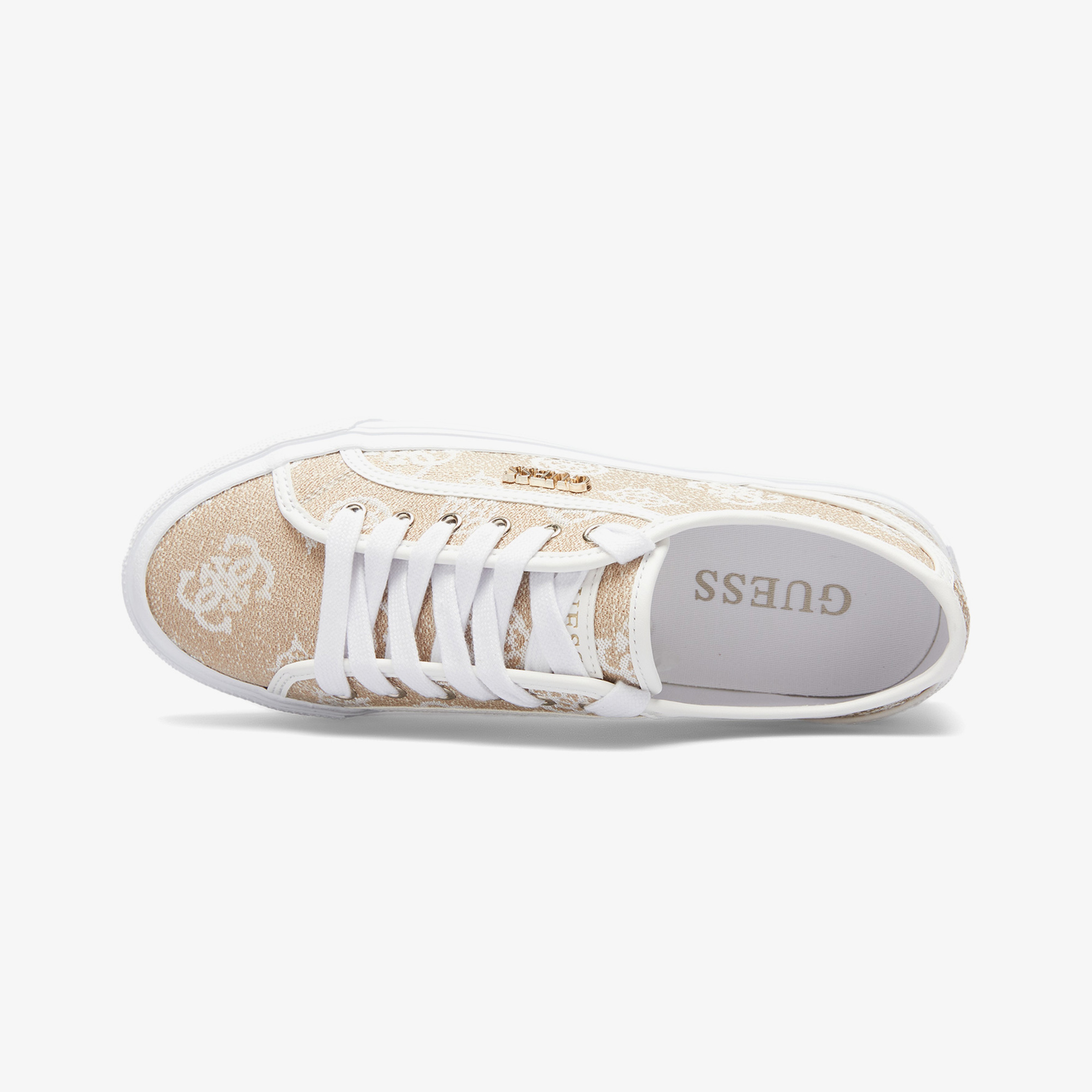 Guess Jelexa7 Logo Kadın Beyaz Sneaker