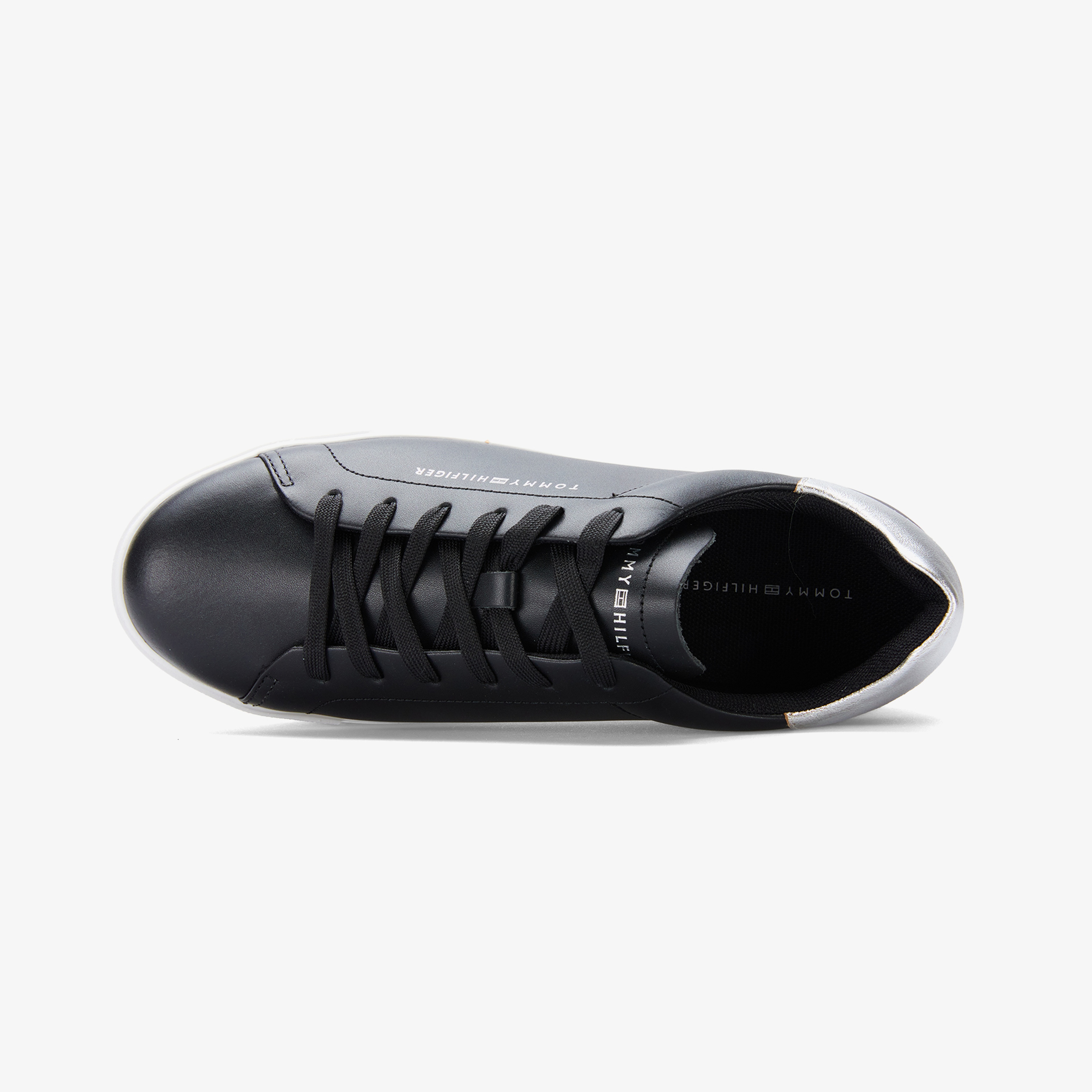 Tommy Hilfiger Essential Platform Court Kadın Siyah Sneaker