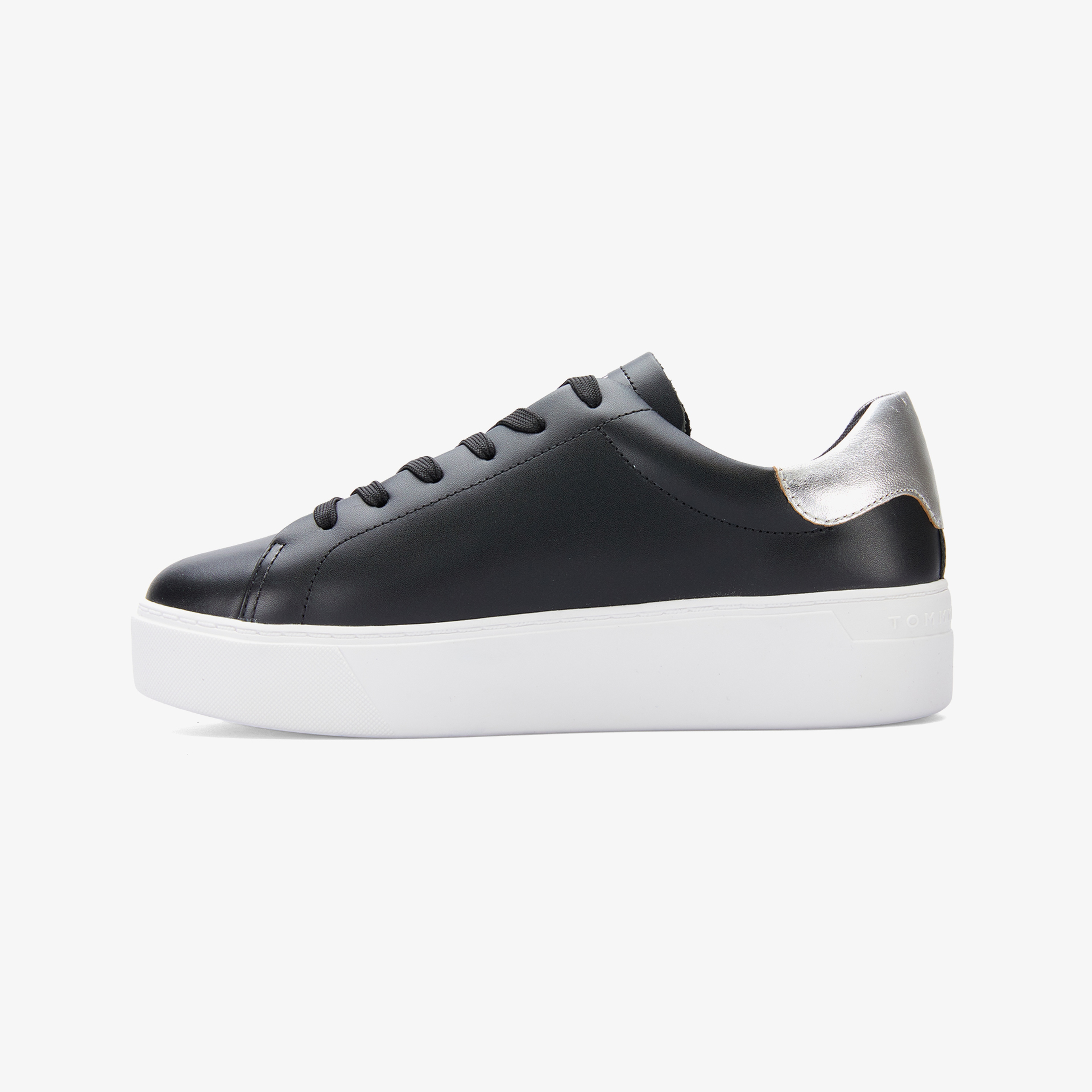 Tommy Hilfiger Essential Platform Court Kadın Siyah Sneaker