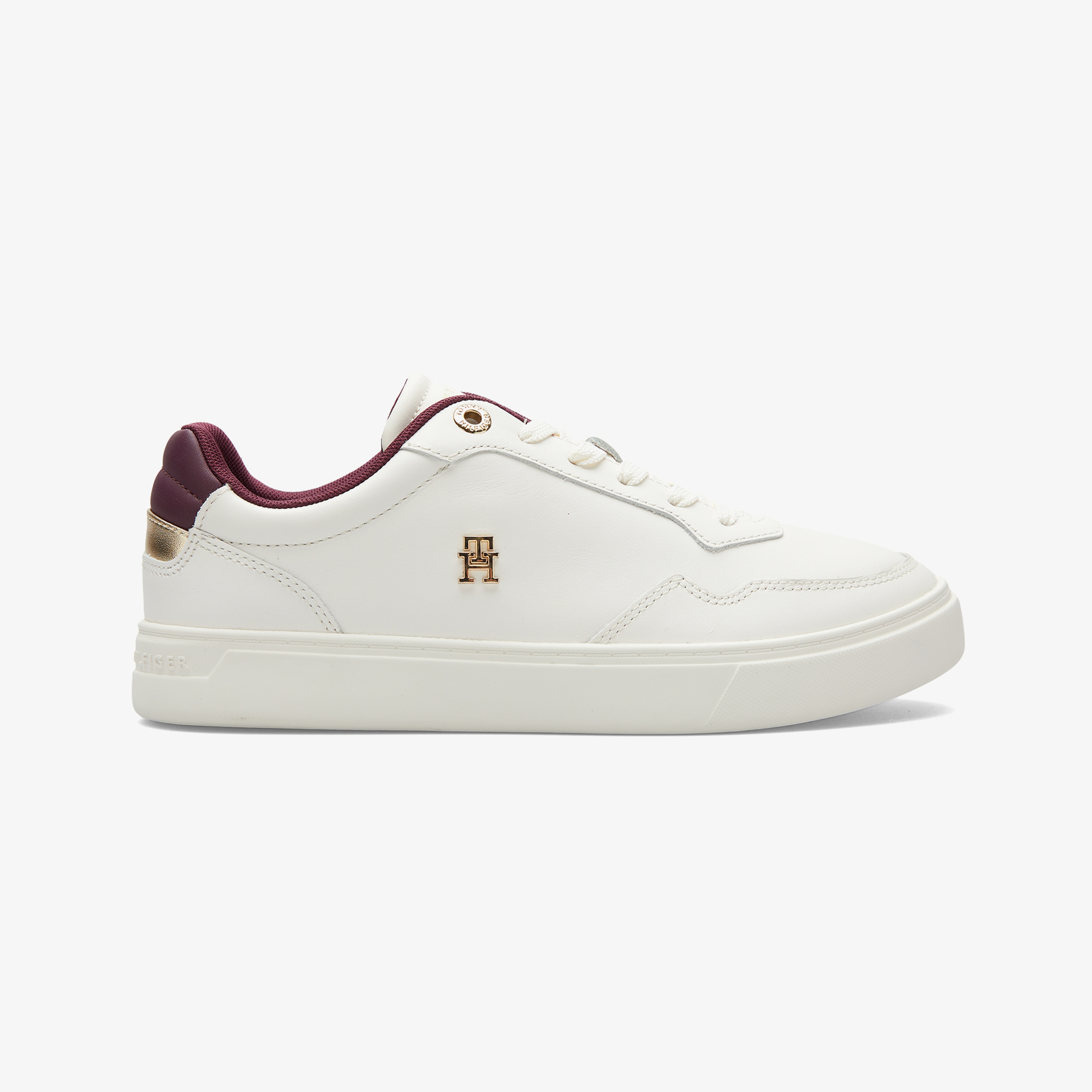Tommy Hilfiger Essential Elevated Court Kadın Beyaz Sneaker