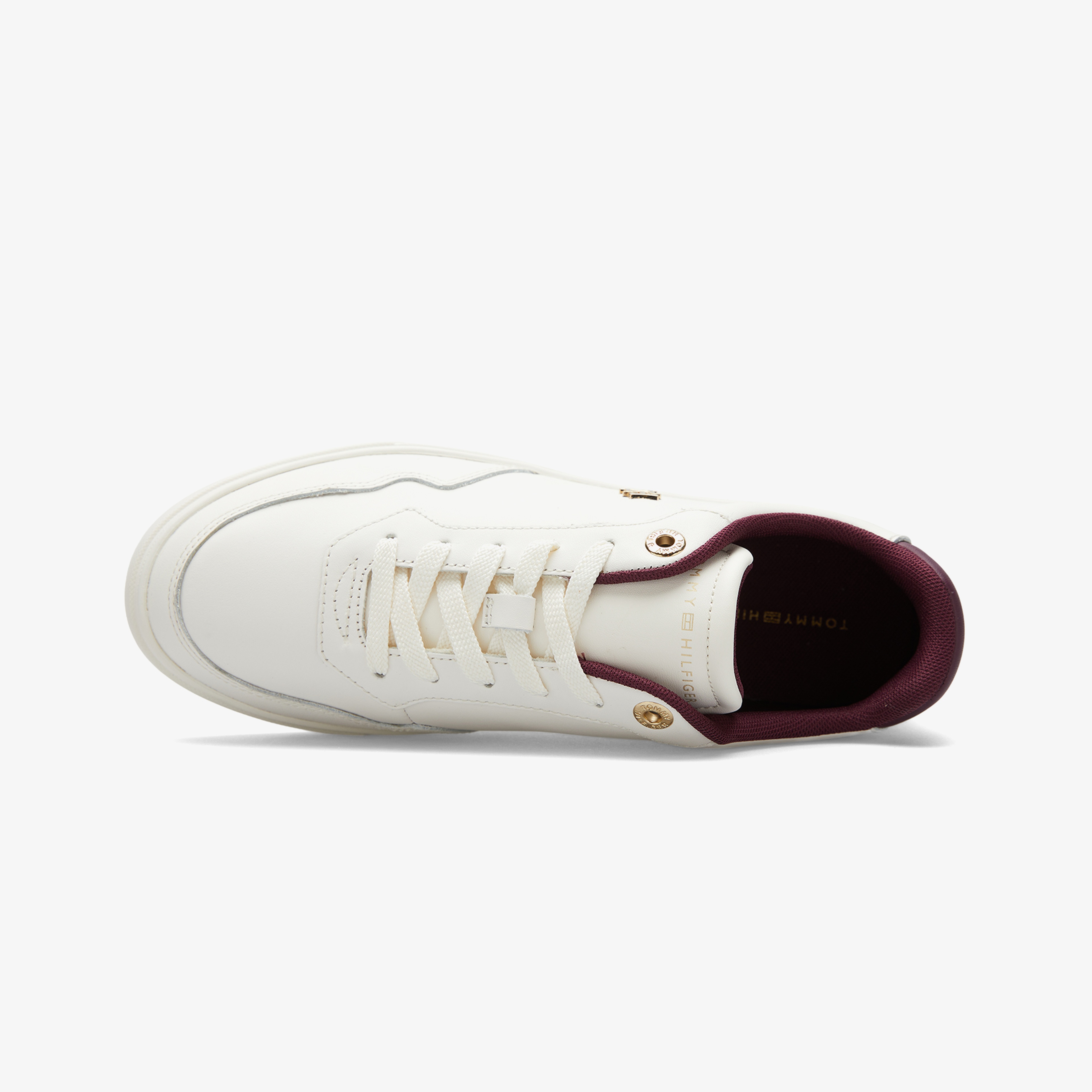 Tommy Hilfiger Essential Elevated Court Kadın Beyaz Sneaker