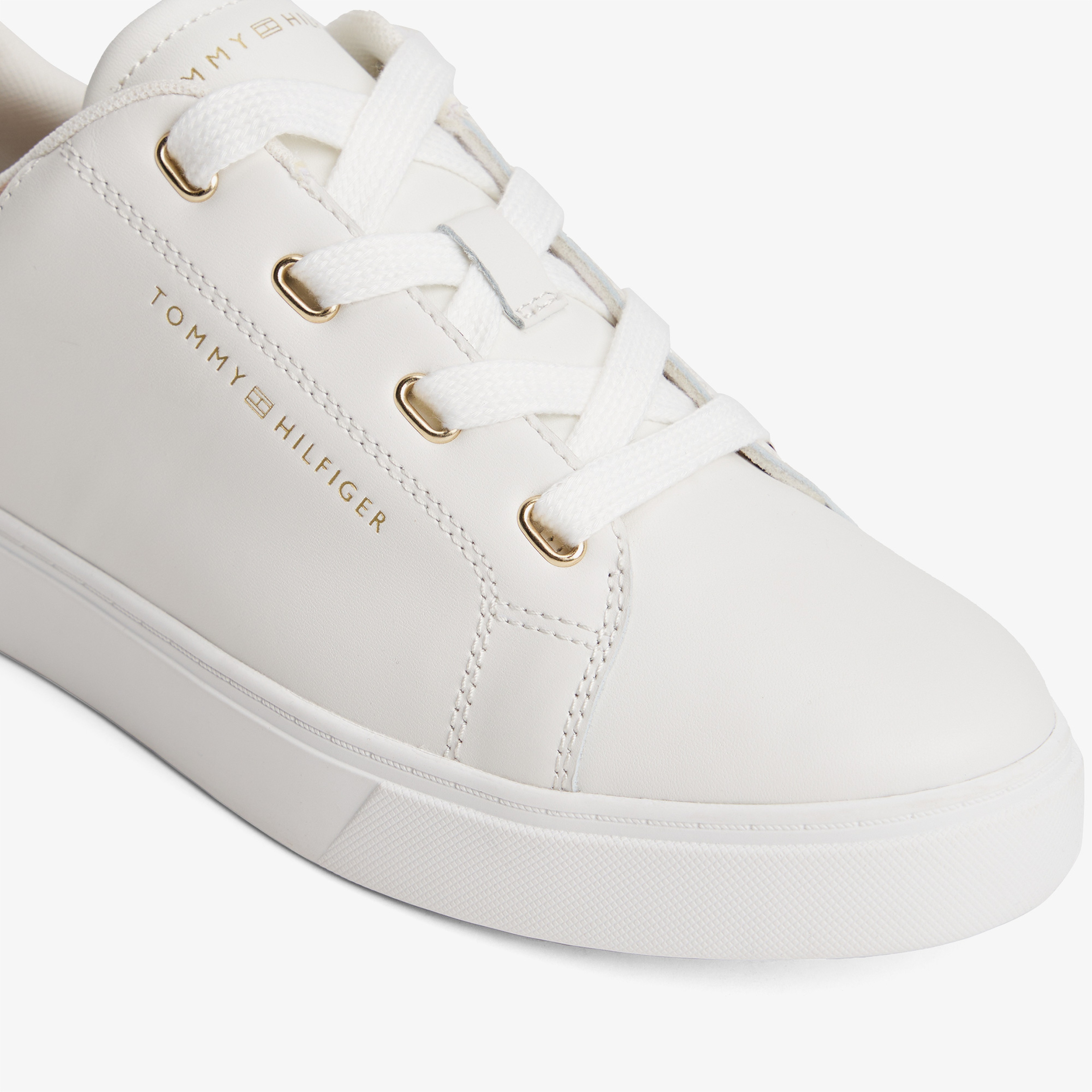 Tommy Hilfiger Casual Cupsole Kadın Beyaz Sneaker