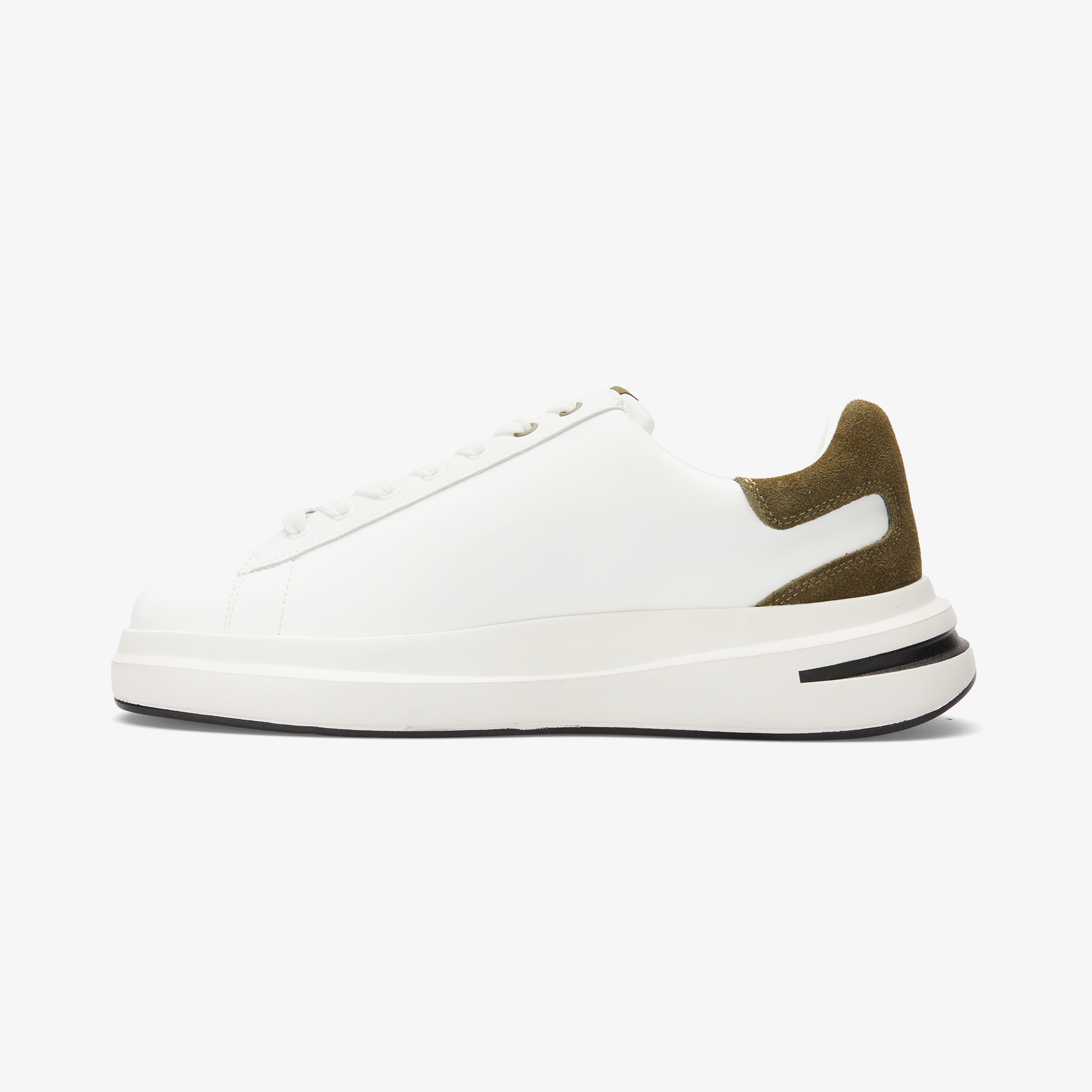 Guess Elba Deri Erkek Beyaz Sneaker