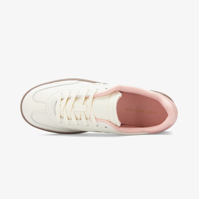 Tommy Hilfiger Tommy Hilfiger Krem Premium Heritage Kadın Pembe Sneaker | Occasion Krem - 5. görsel