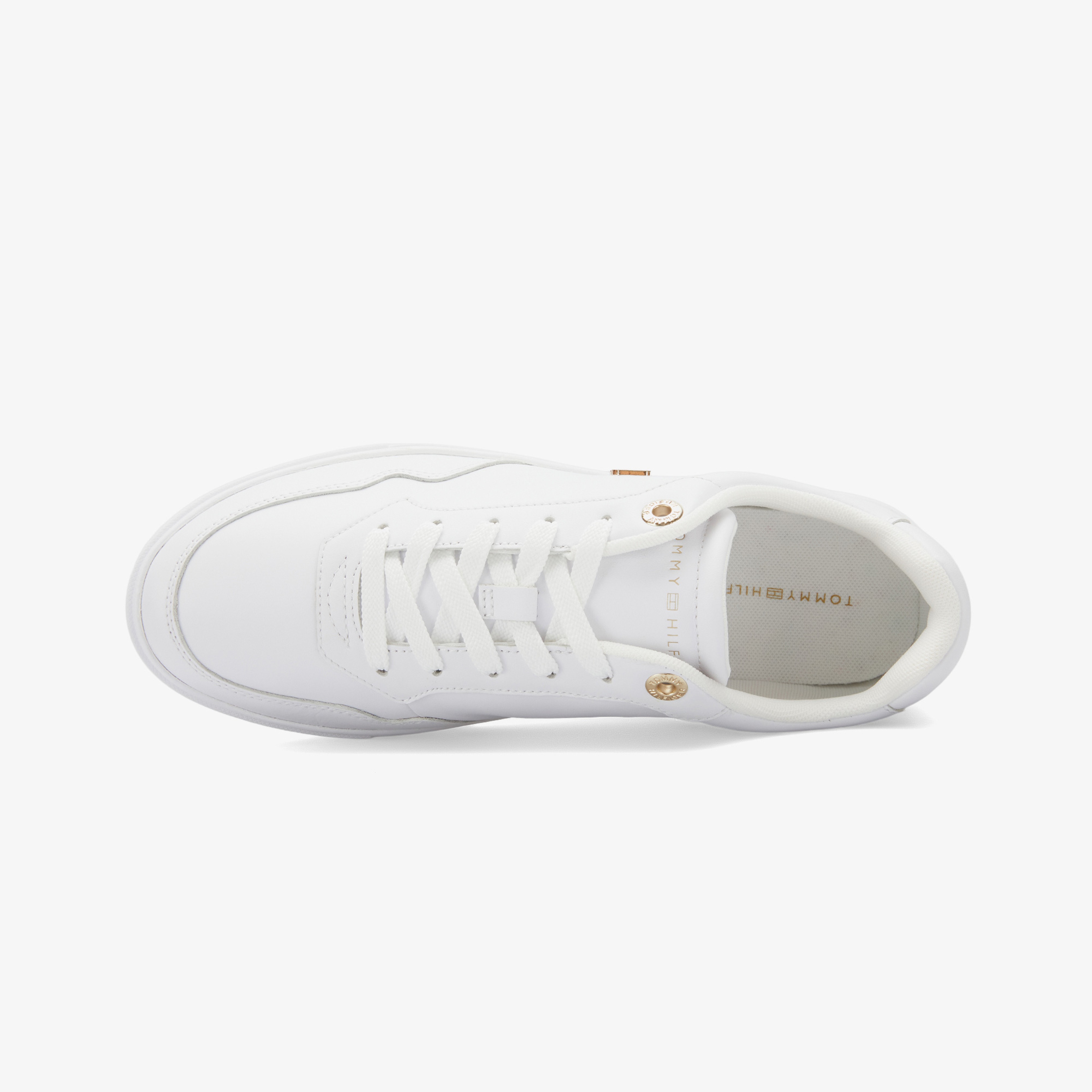 Tommy Hilfiger Essential Elevated Court Kadın Altın Sneaker