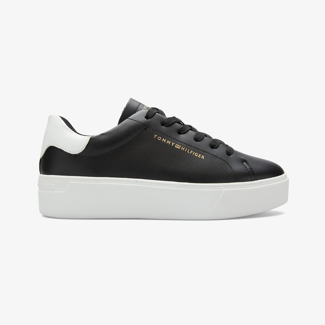 Tommy Hilfiger Tommy Hilfiger Platform Cupsole Patent Kadın Siyah Sneaker | Occasion Siyah - 2. görsel