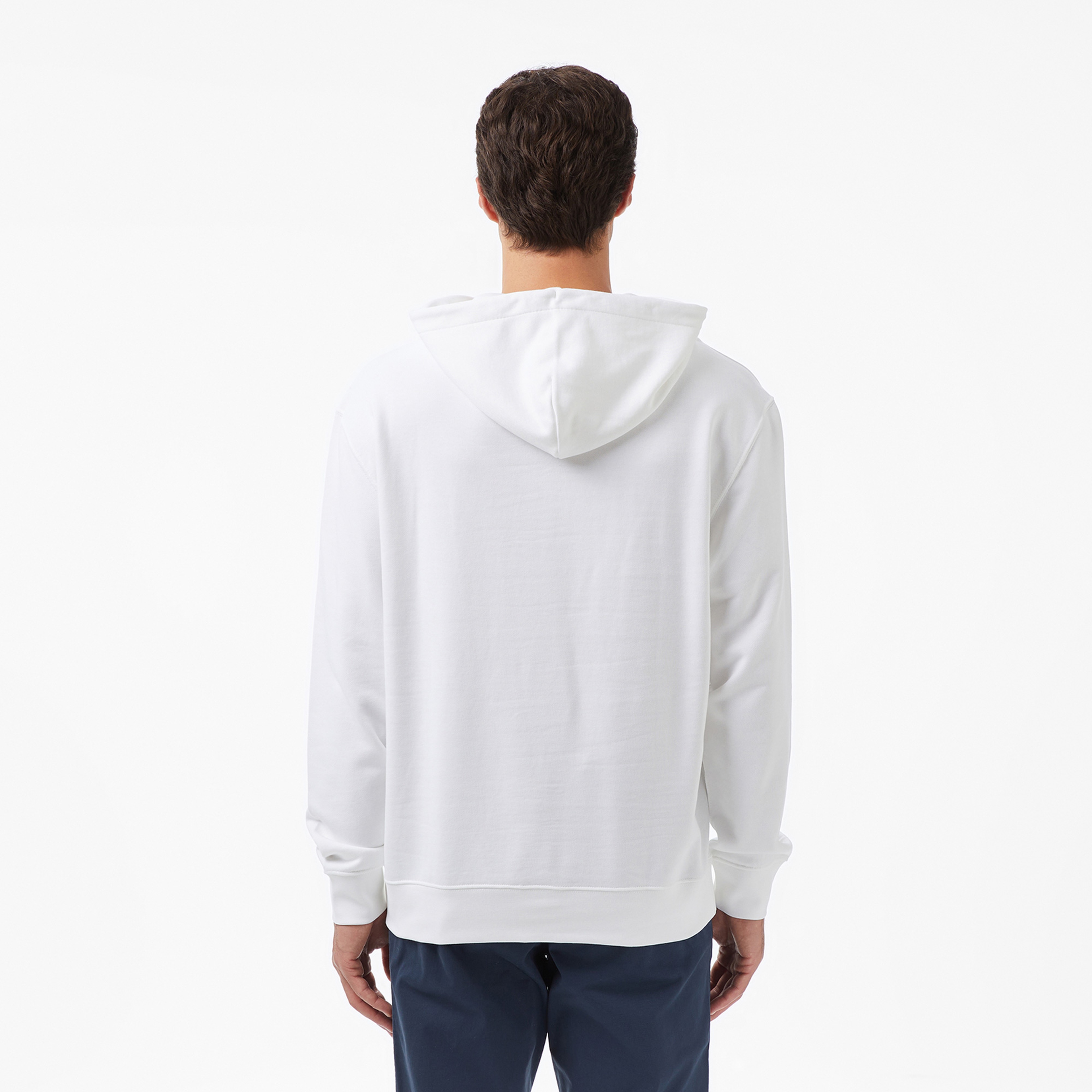 Calvin Klein Terry Graphic Erkek Beyaz Sweatshirt