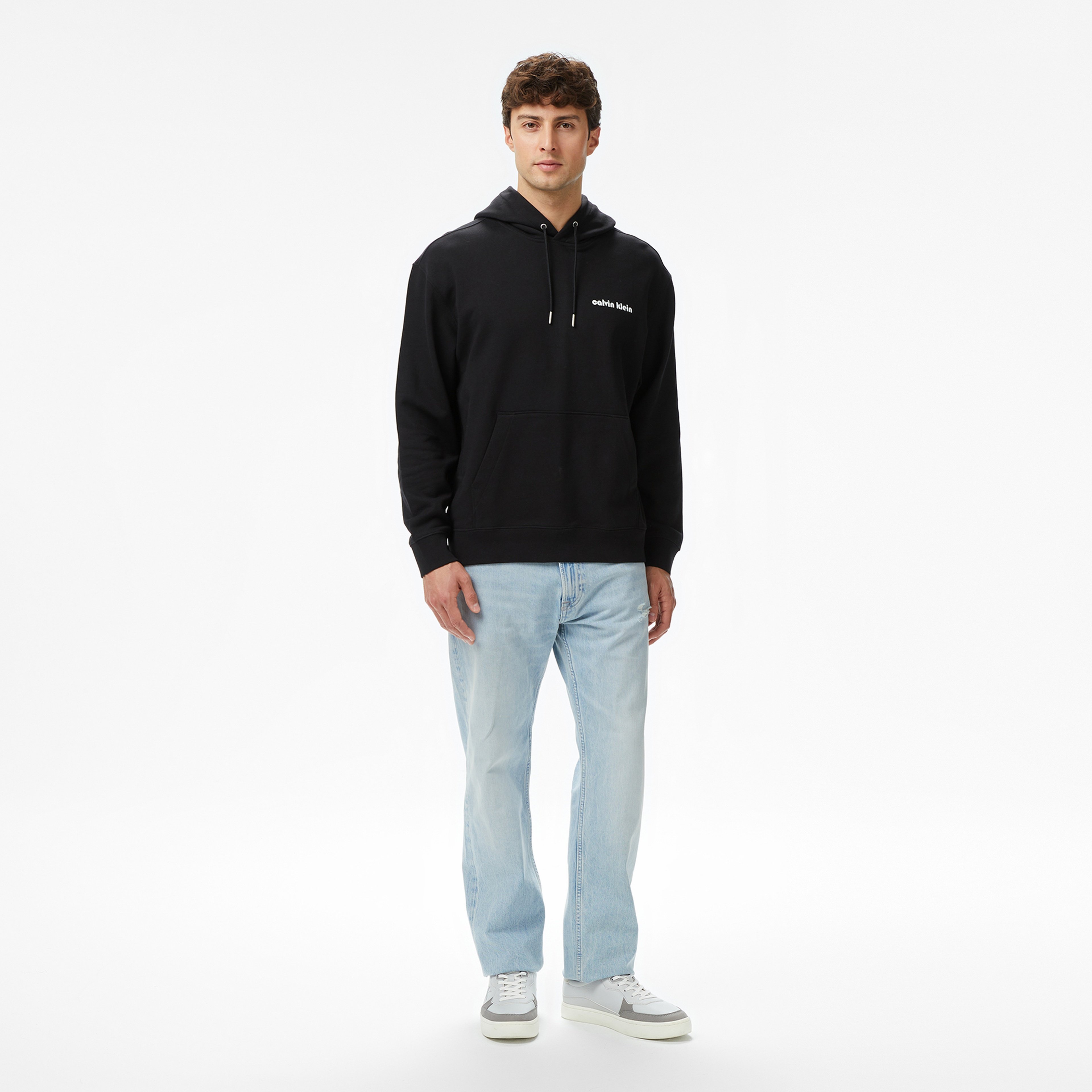 Calvin Klein Terry Bauhaus Erkek Siyah Sweatshirt