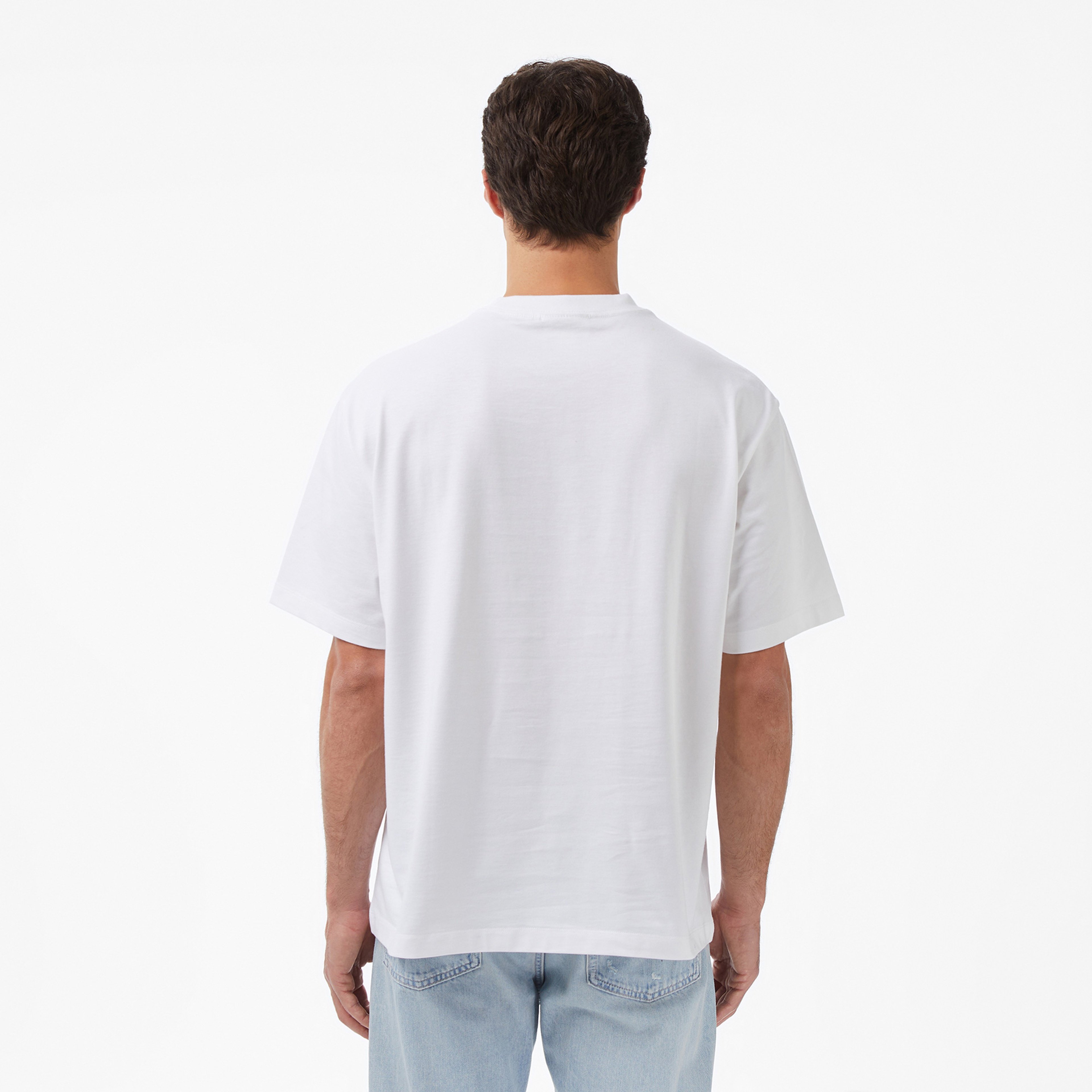 Calvin Klein Bauhaus Grap Erkek Beyaz T-Shirt