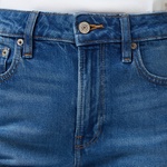 Calvin Klein High Rise Straight Indigo Channe Kadın Mavi Jean