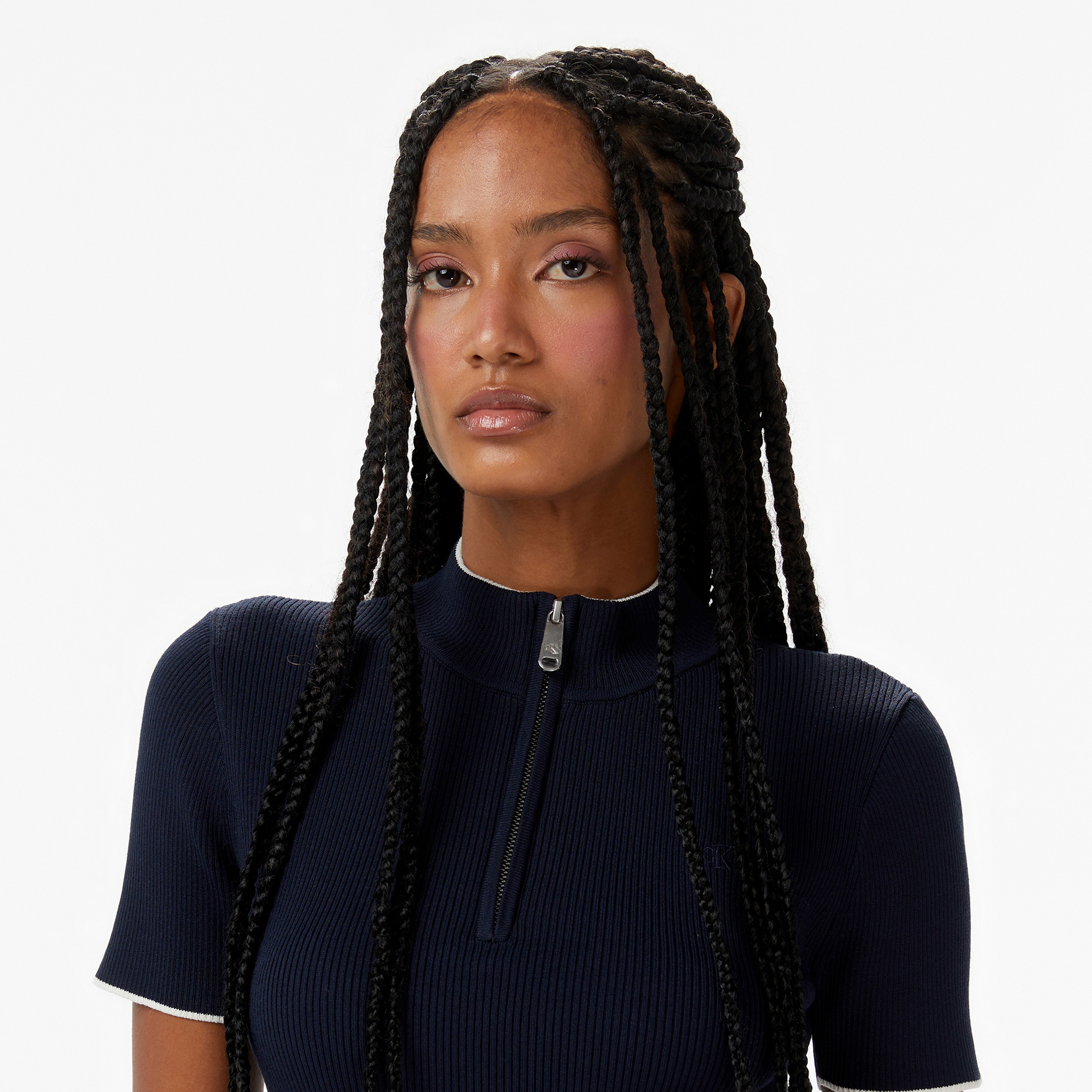 Calvin Klein Naia Kadın Mavi Elbise