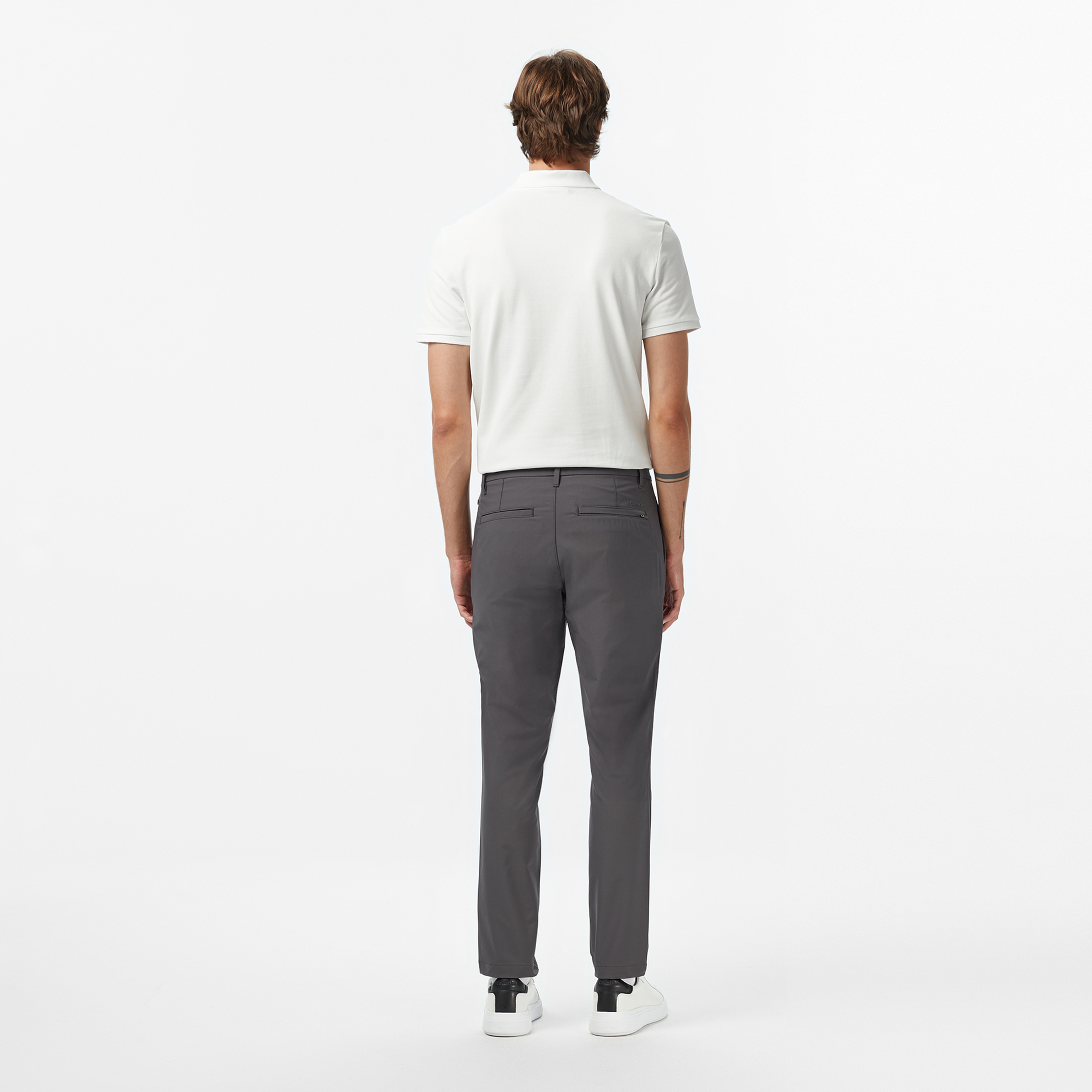 Calvin Klein Slim Tech Erkek Gri Pantolon