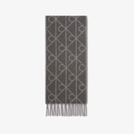 Calvin Klein Emblem Brushed Erkek Gri Şal