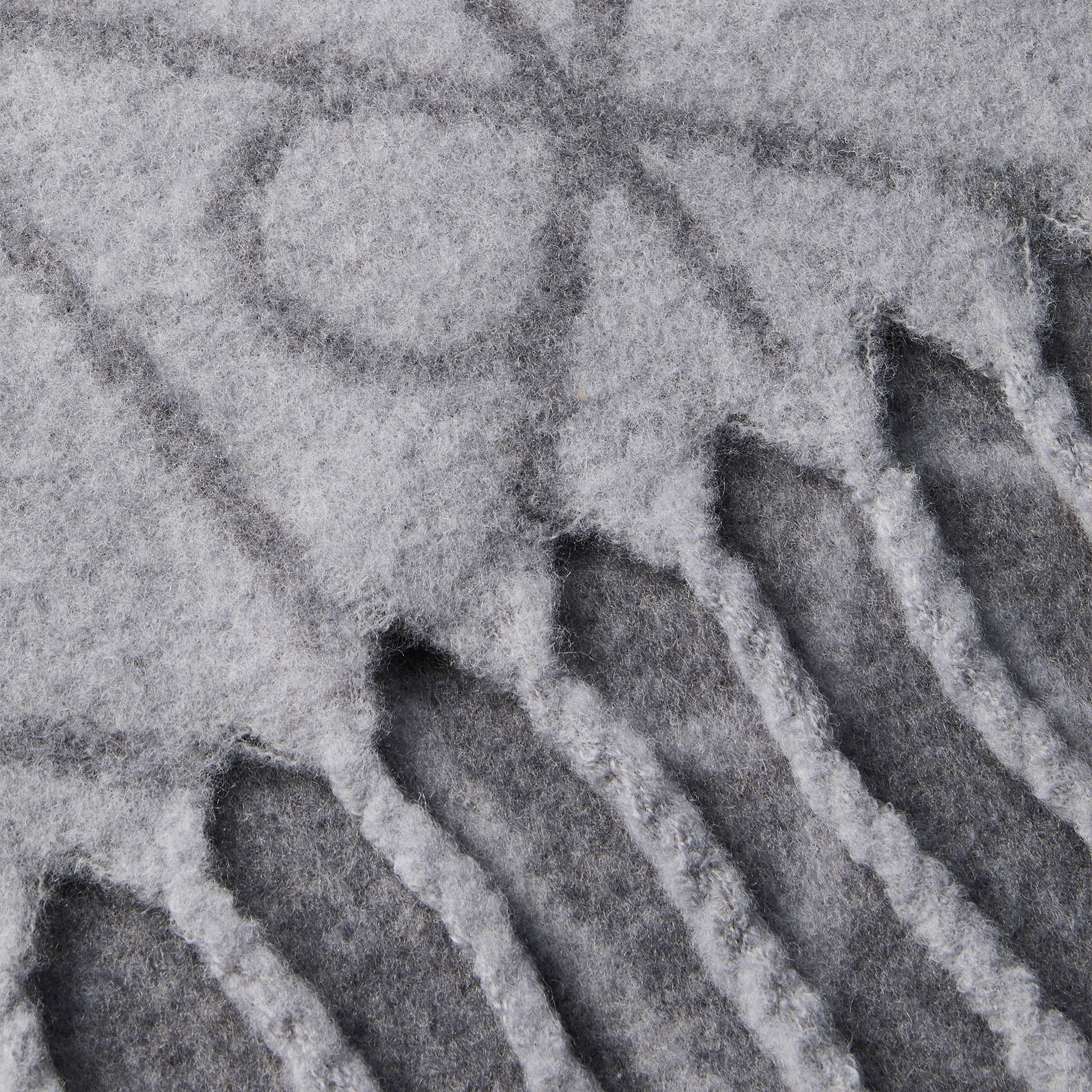 Calvin Klein Emblem Brushed Erkek Gri Şal