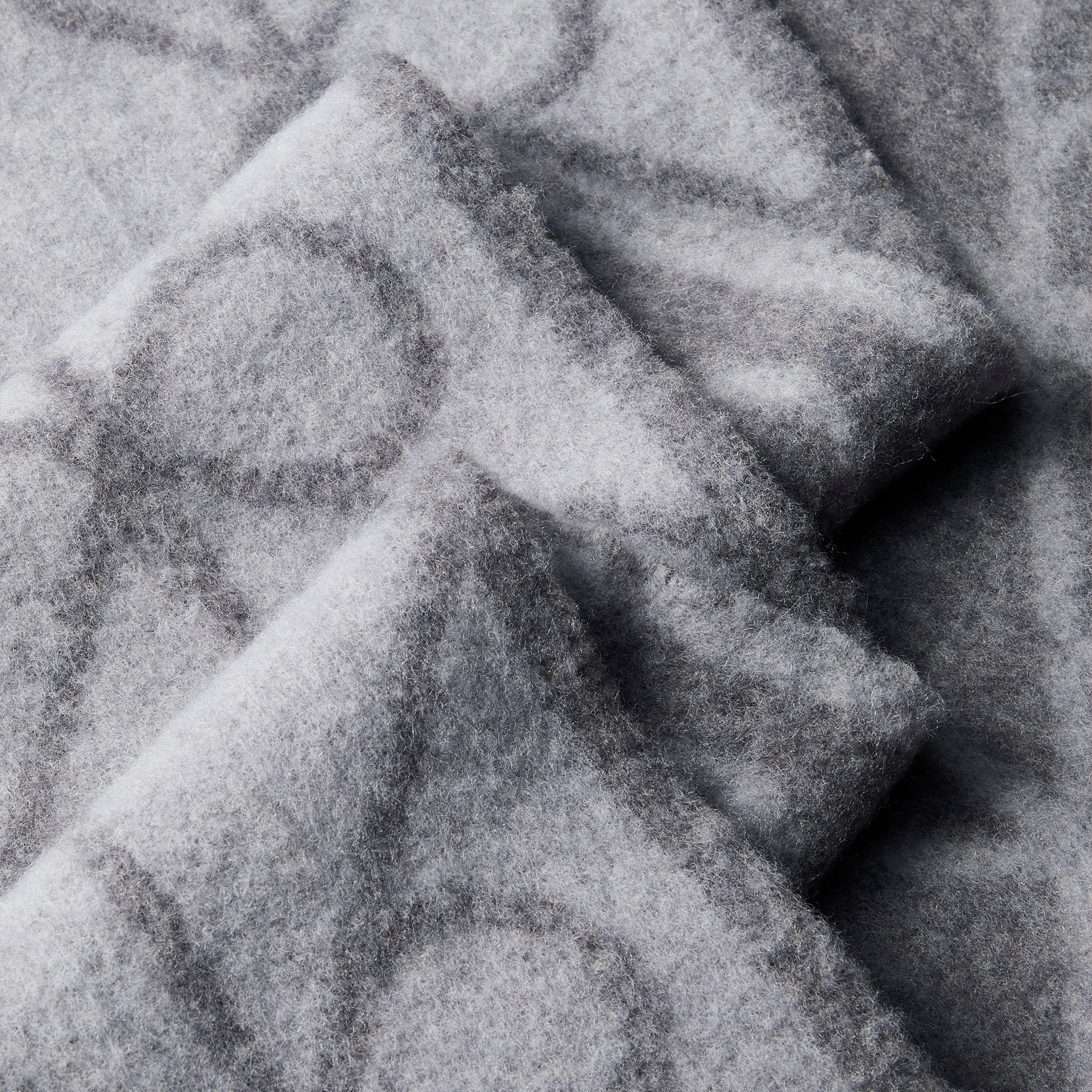 Calvin Klein Emblem Brushed Erkek Gri Şal