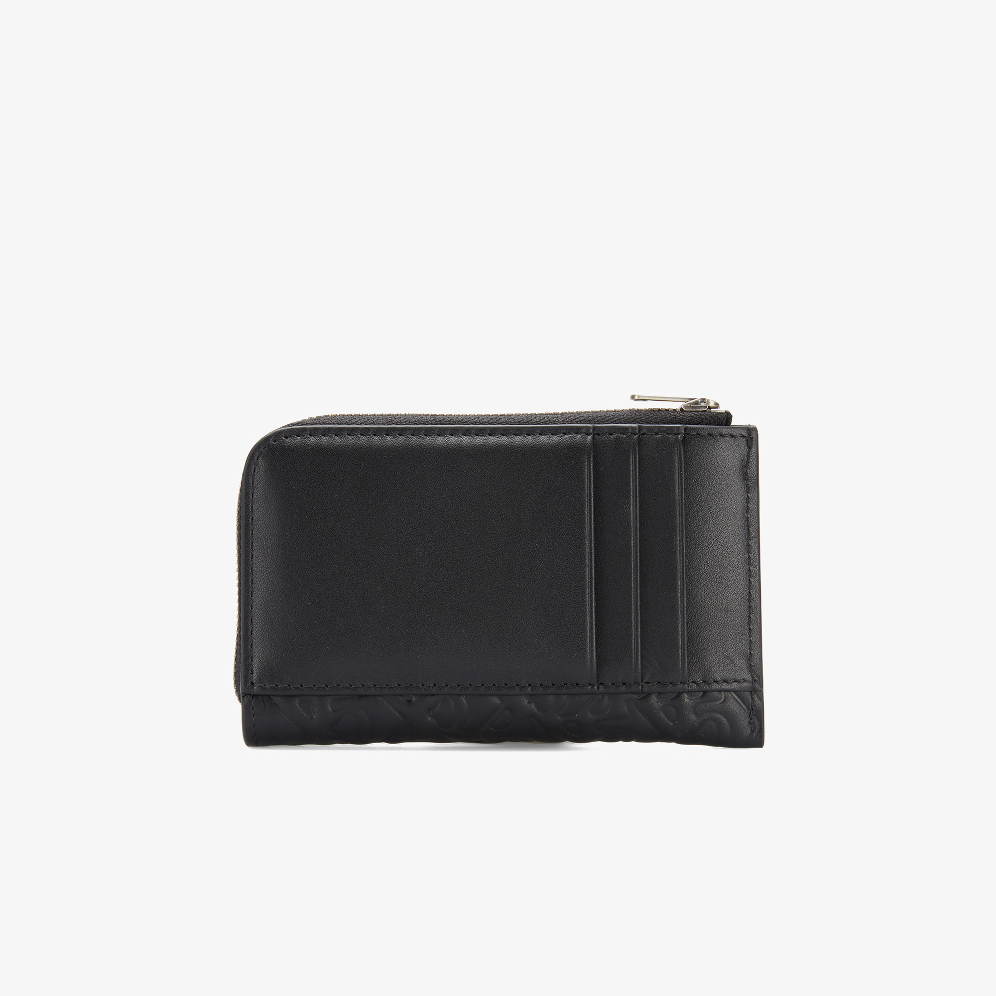 Calvin Klein Monogram L-Zip Wallet Kadın Siyah Cüzdan