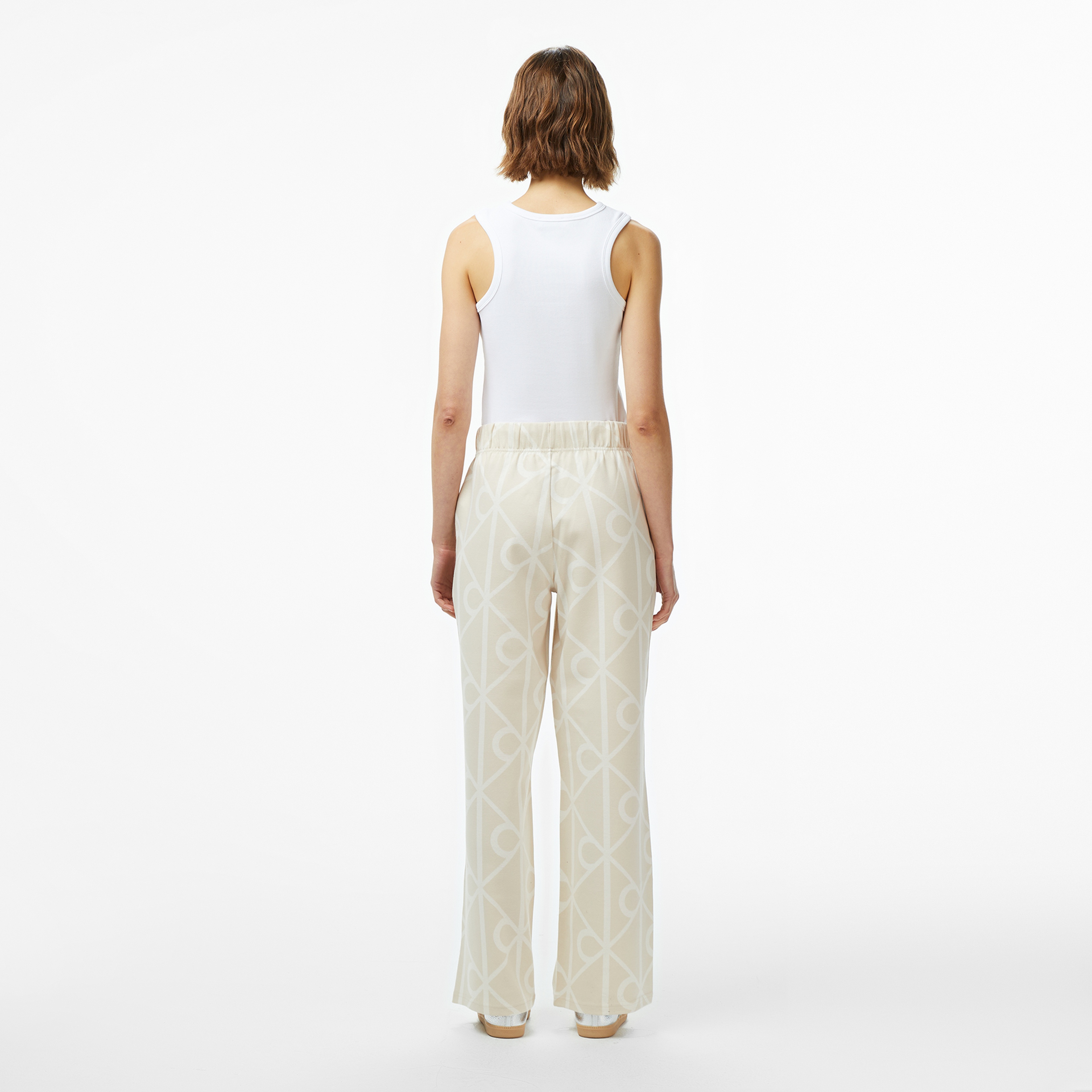 Calvin Klein Emblem Jacquard Kadın Haki Eşofman Altı