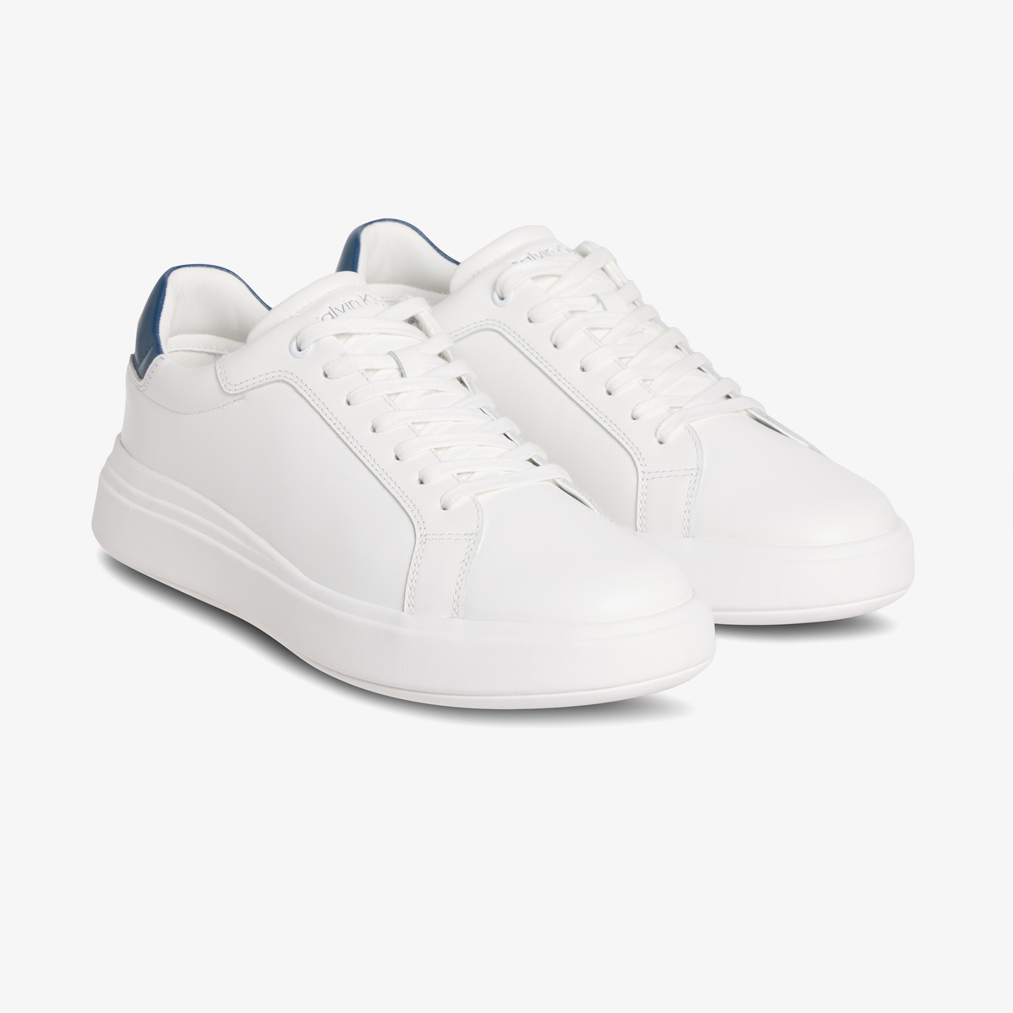 Calvin Klein Low Top Lace Up  Erkek Beyaz Sneaker