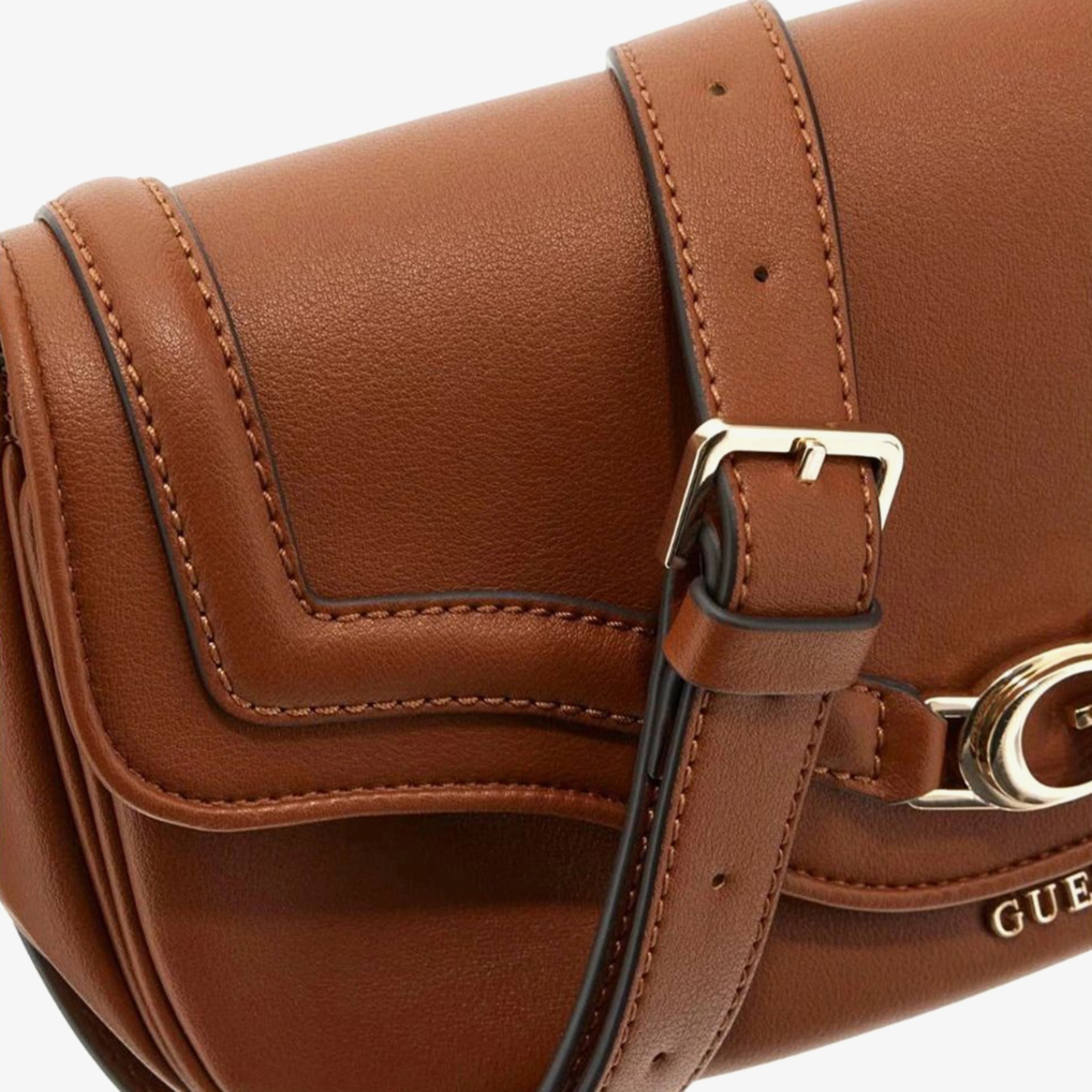 Guess Access Kadın Kahverengi Omuz Çantası