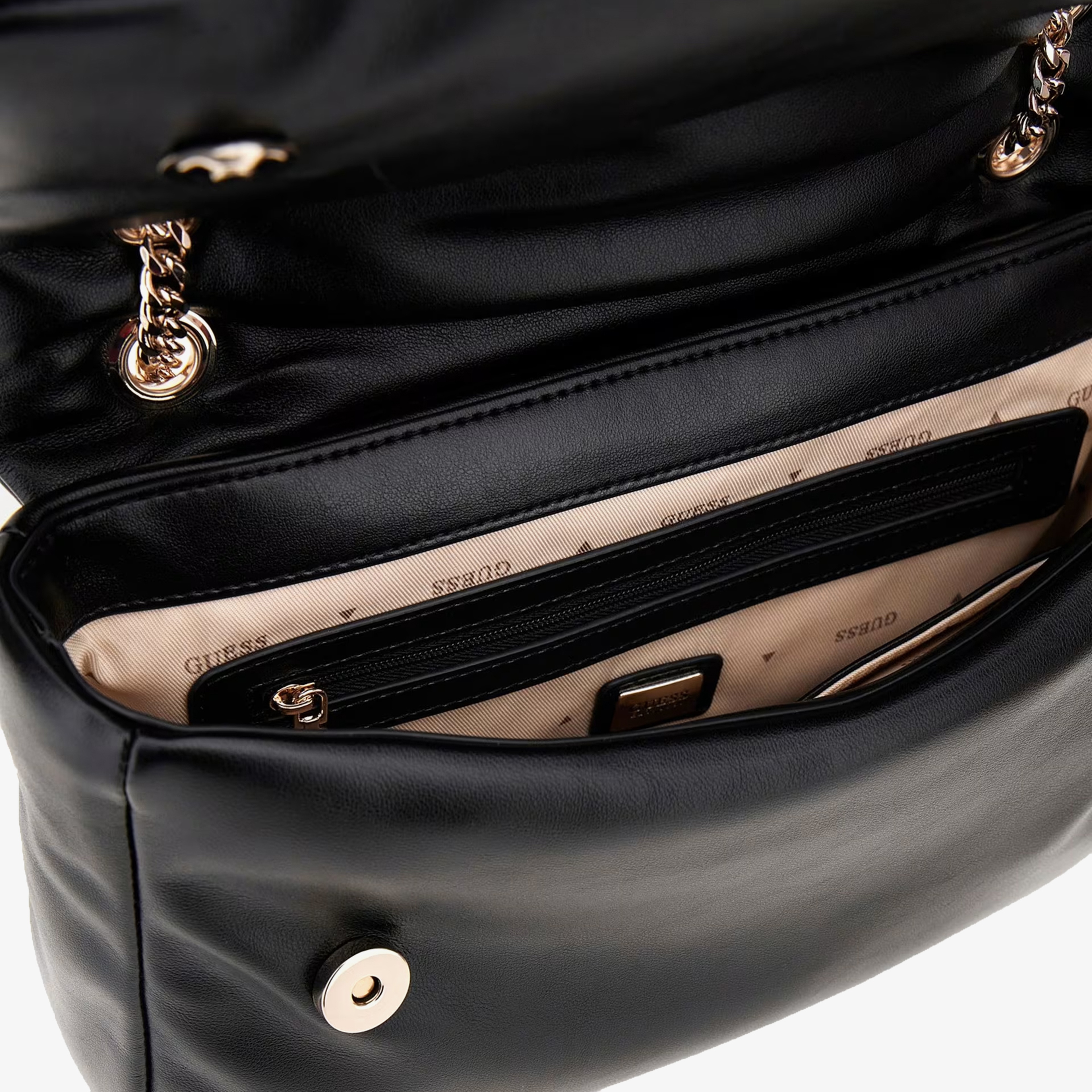 Guess Sunetra Kadın Siyah Omuz Çantası