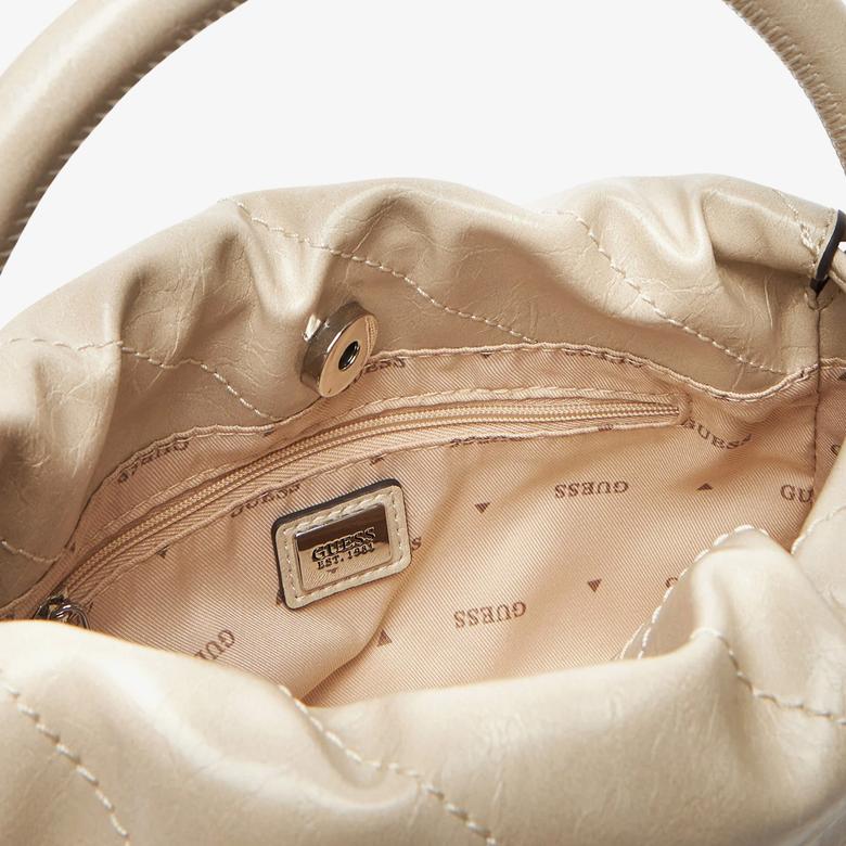 Guess Rosalba Kadın Krem Çapraz Çanta