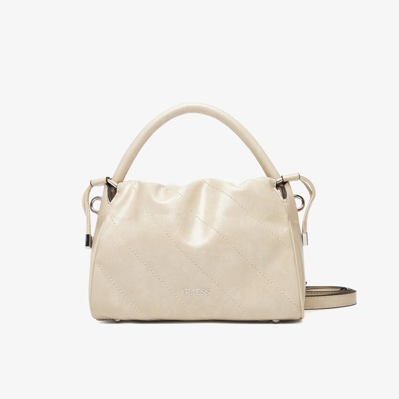 Guess Rosalba Kadın Krem Çapraz Çanta