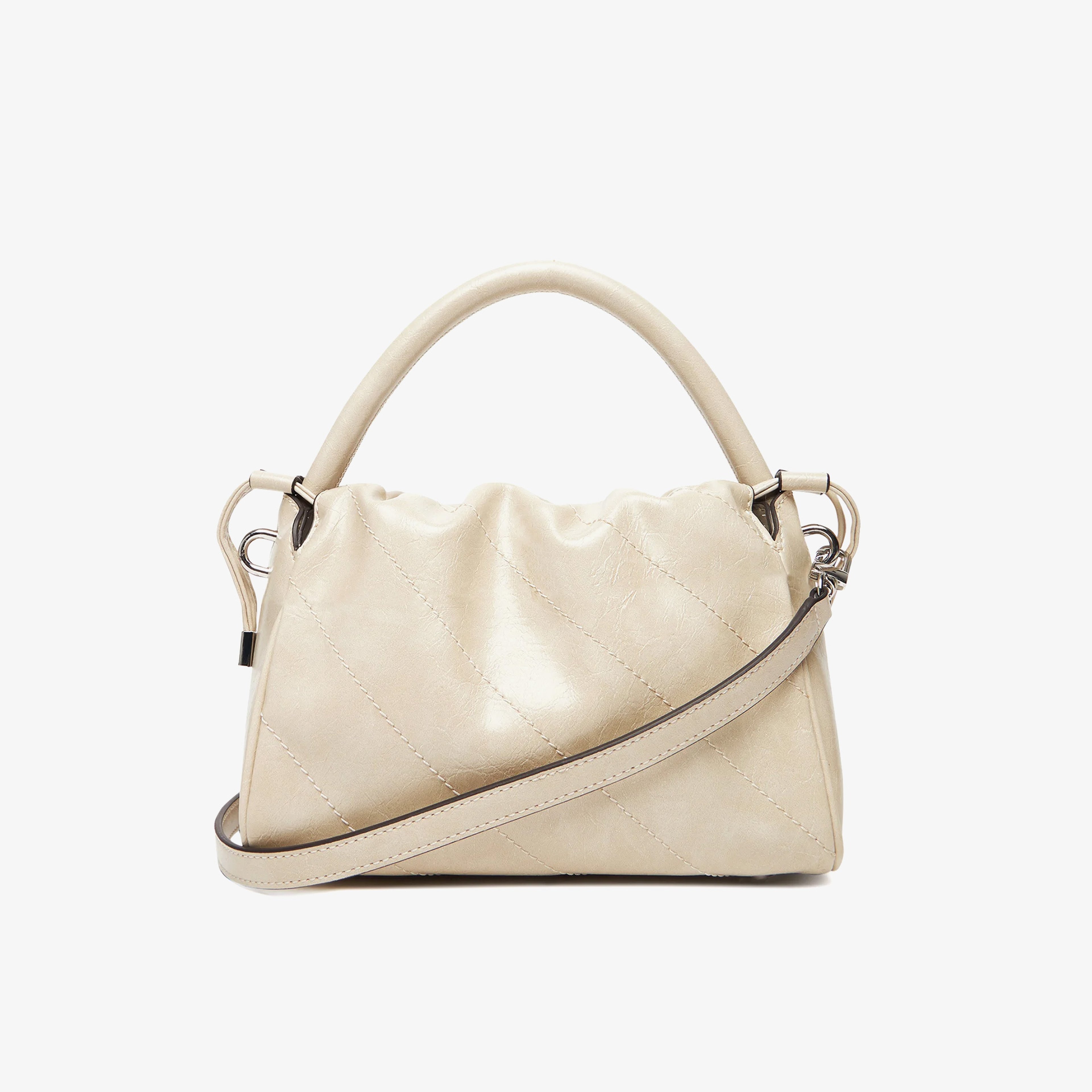 Guess Rosalba Kadın Krem Çapraz Çanta